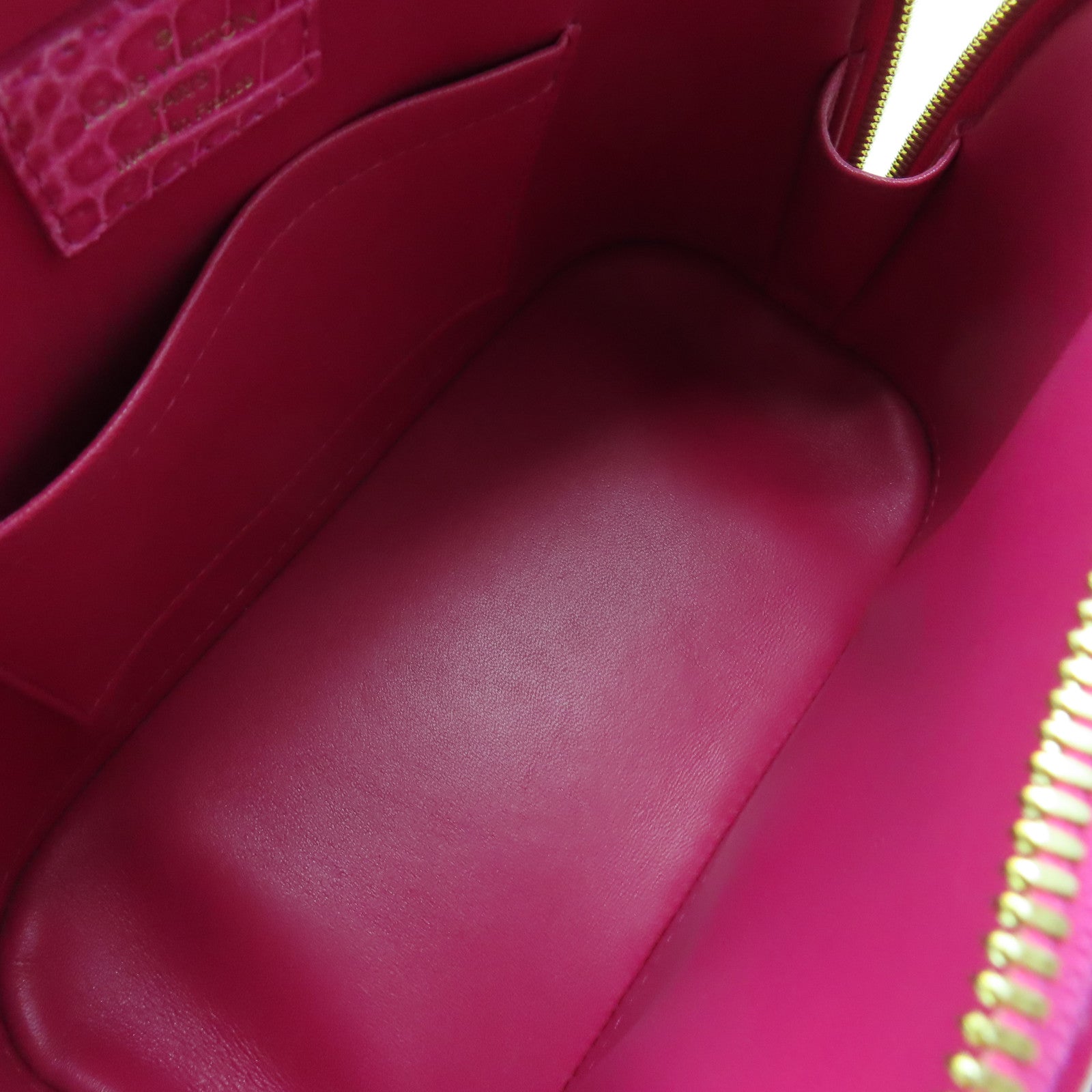 LOUIS VUITTON 鱷魚皮革Alma 2Way Shoulder Bag手挽肩背兩用袋粉紅色