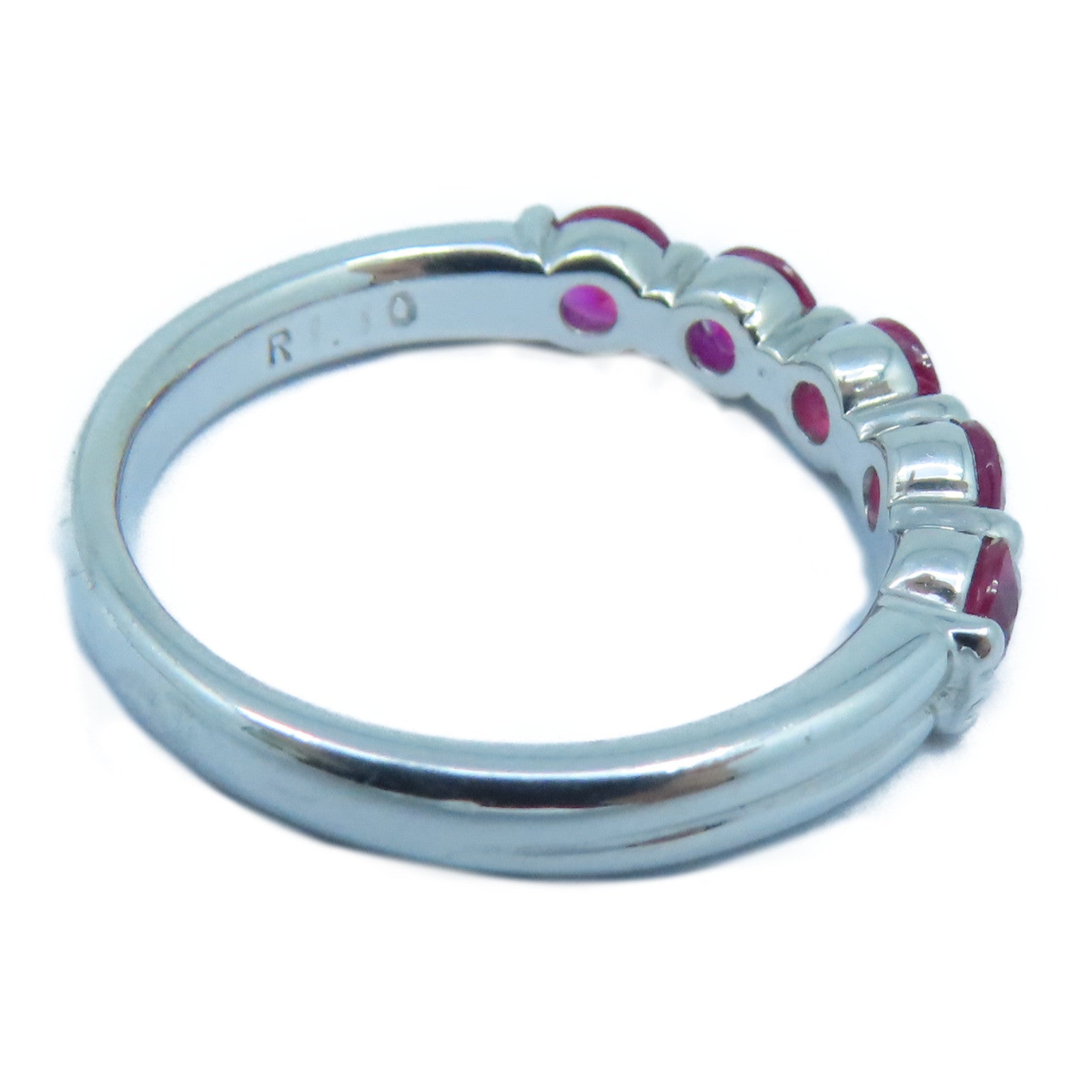 JEWELRY 【激减优惠】PT900铂金Ruby 1.1ct红宝石戒指US#6