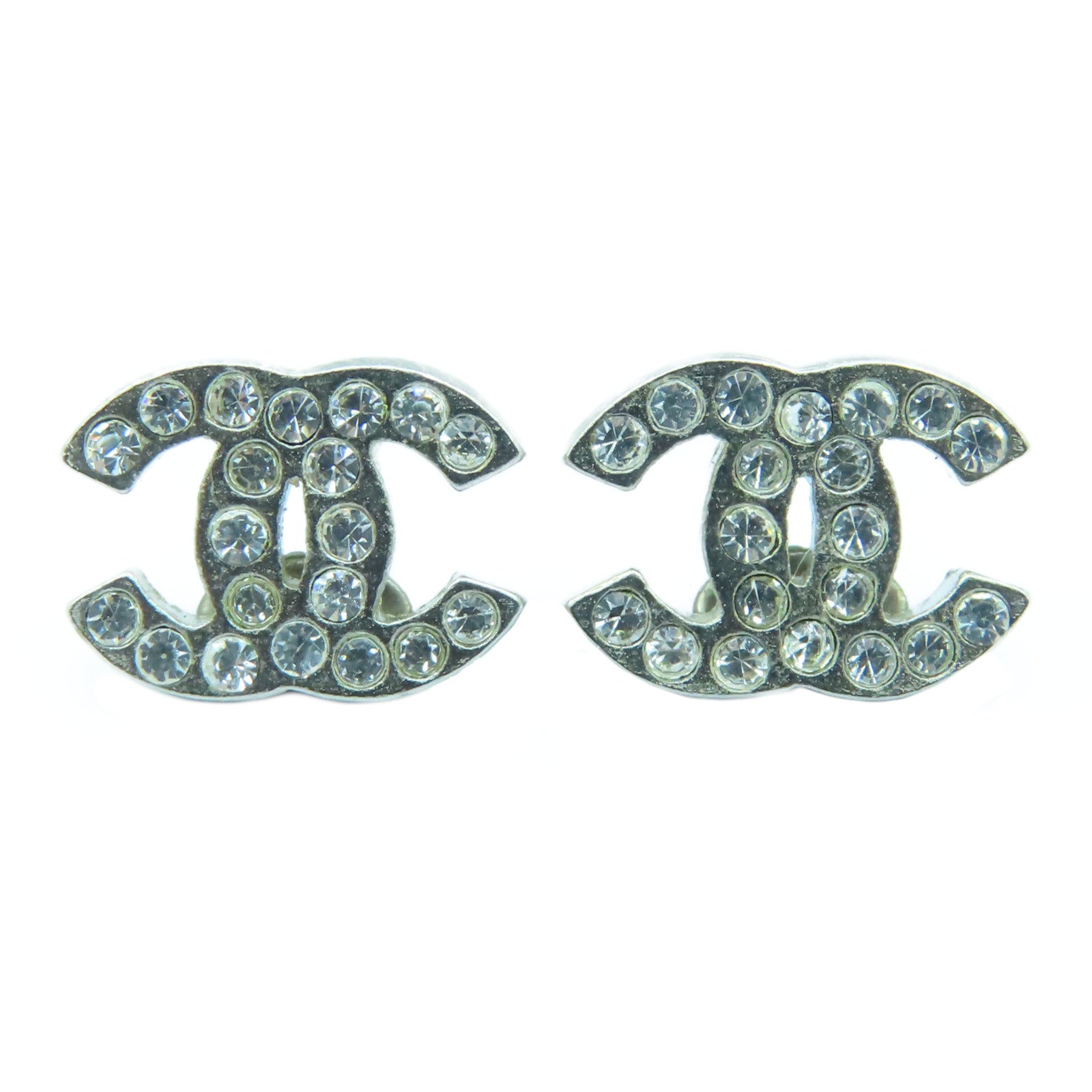 CHANEL 金屬Earrings耳環銀色