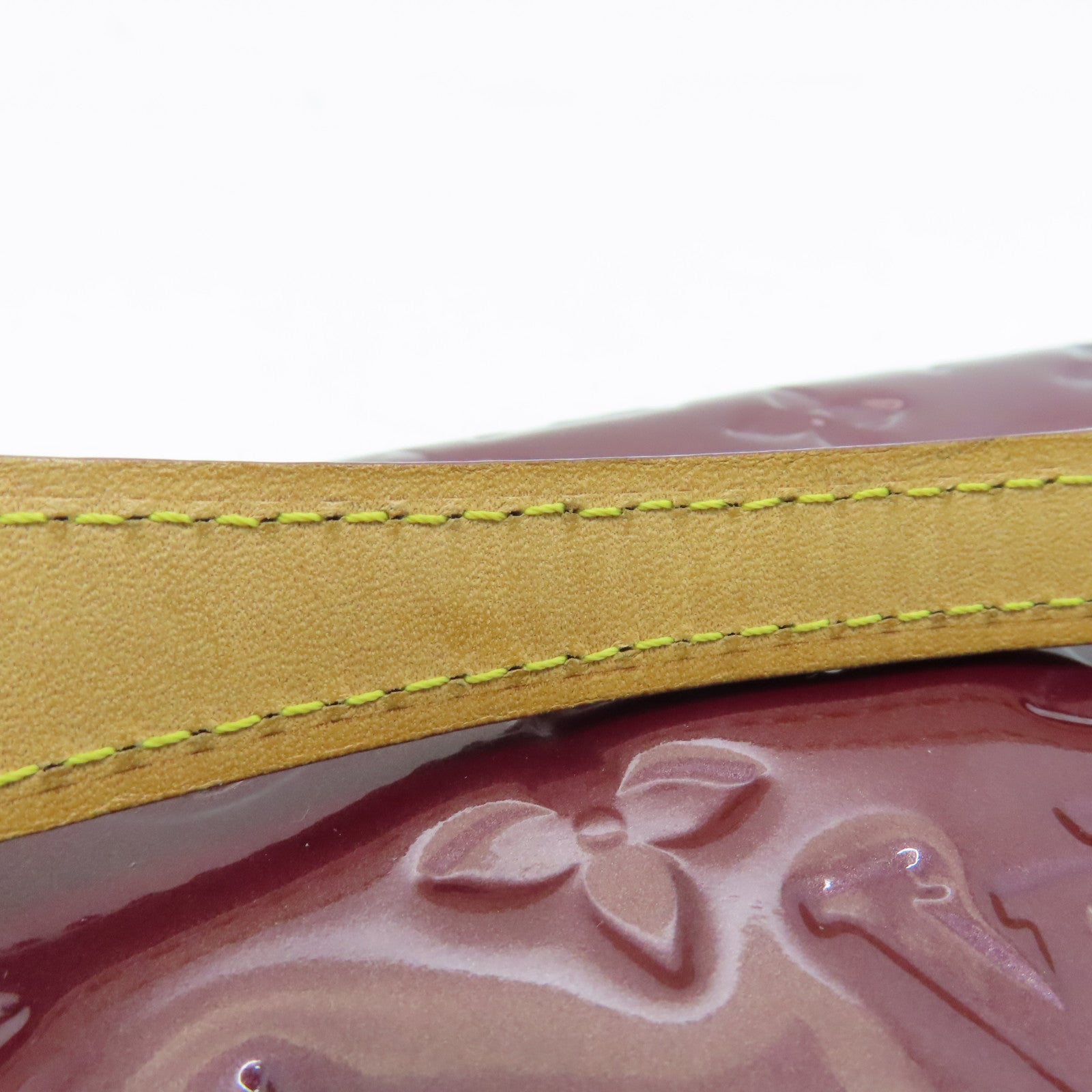 LOUIS VUITTON Vernis Sunset Boulevard 2 Way Bag金扣手挽肩背兩用袋紅色
