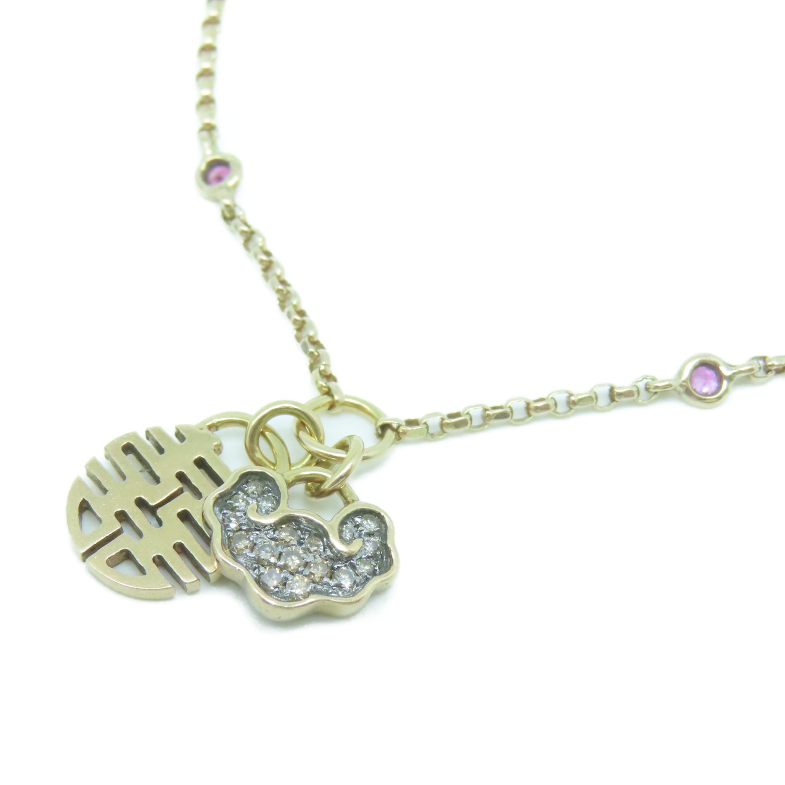 JEWELRY 18K黃金Bracelet 0.08ct鑽石手鏈