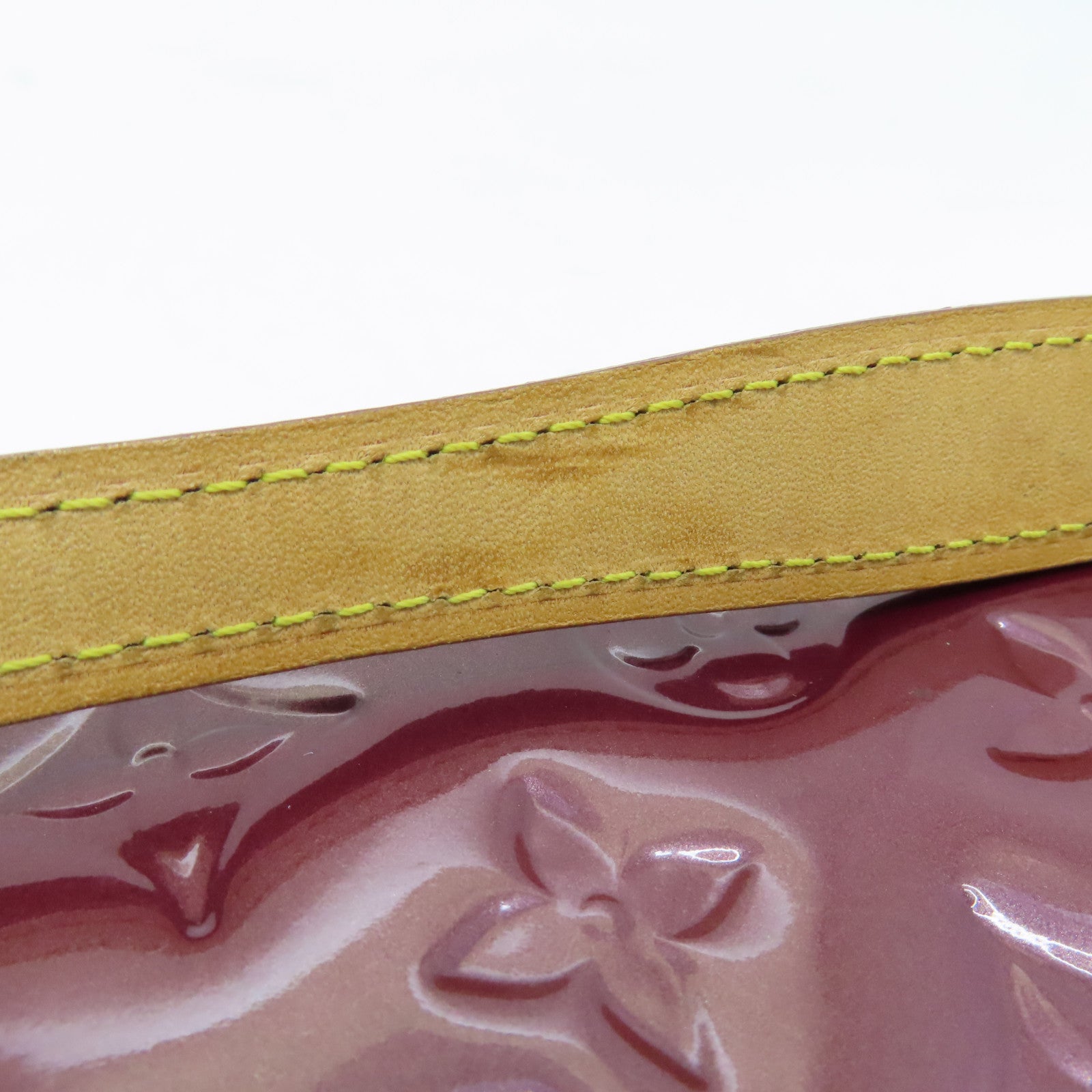 LOUIS VUITTON Vernis Sunset Boulevard 2 Way Bag金扣手挽肩背兩用袋紅色