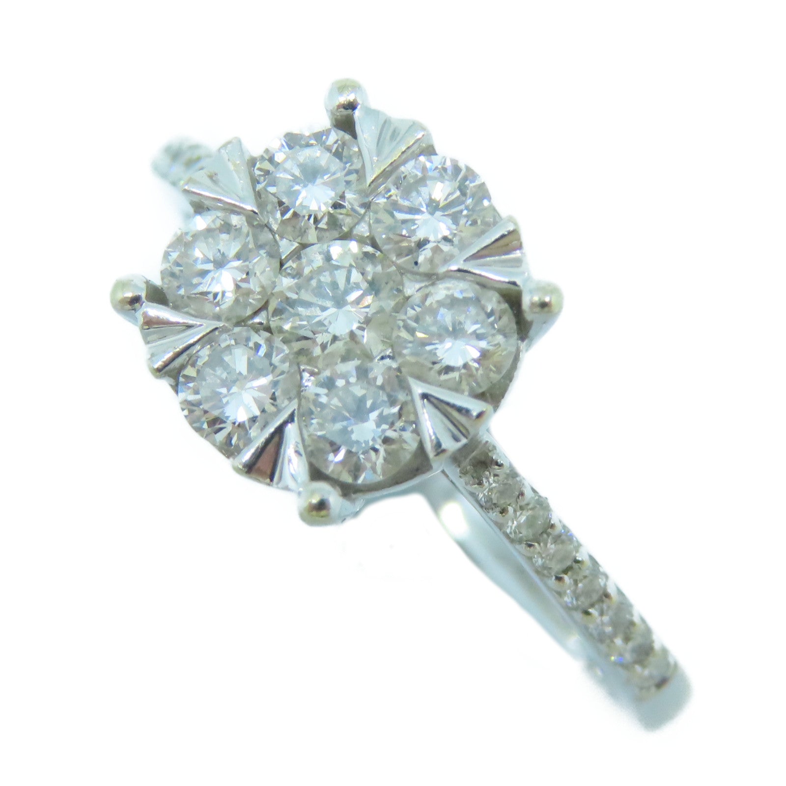 JEWELRY 18K白金Diamond Ring鑽石戒指US#7.25