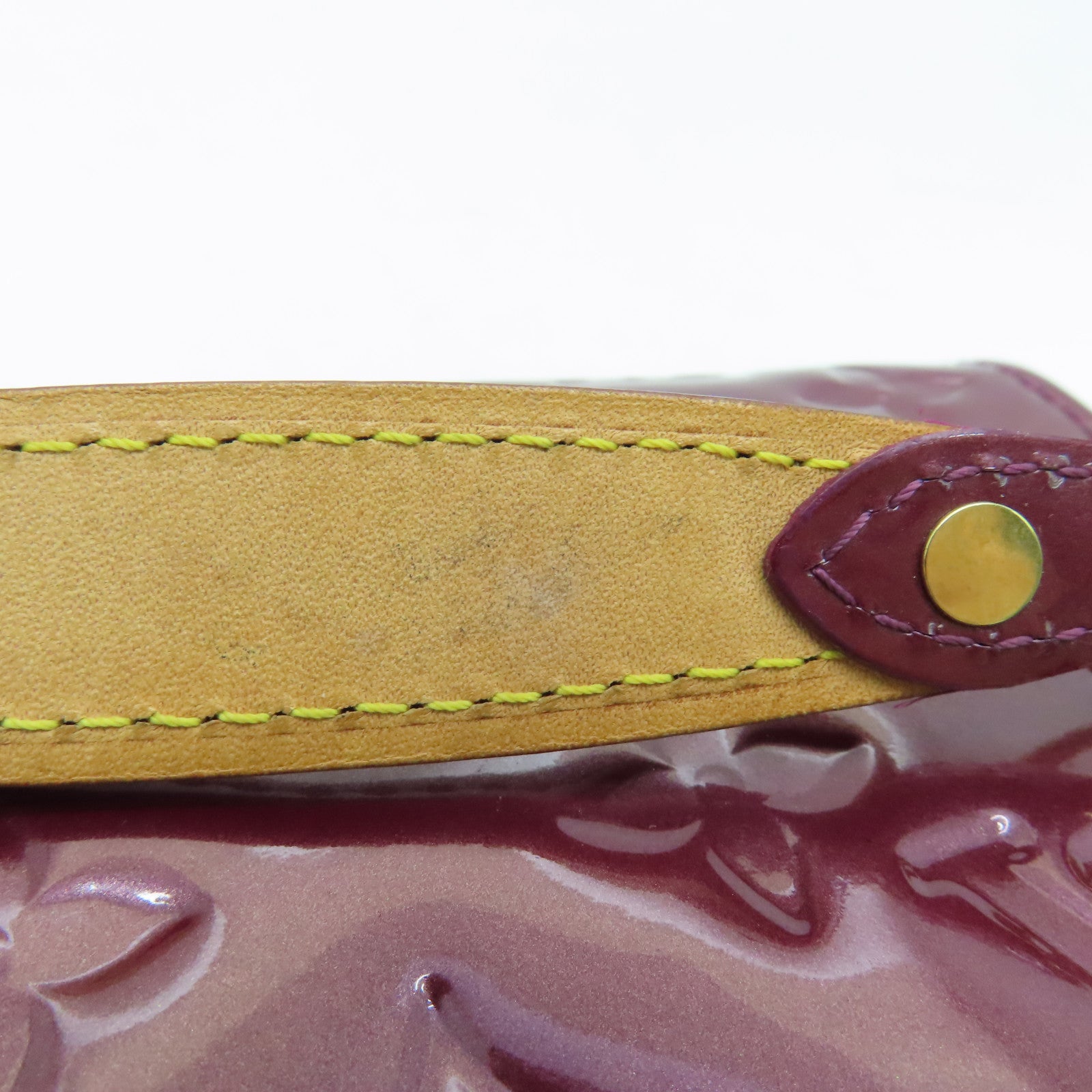 LOUIS VUITTON Vernis Sunset Boulevard 2 Way Bag金扣手挽肩背兩用袋紅色