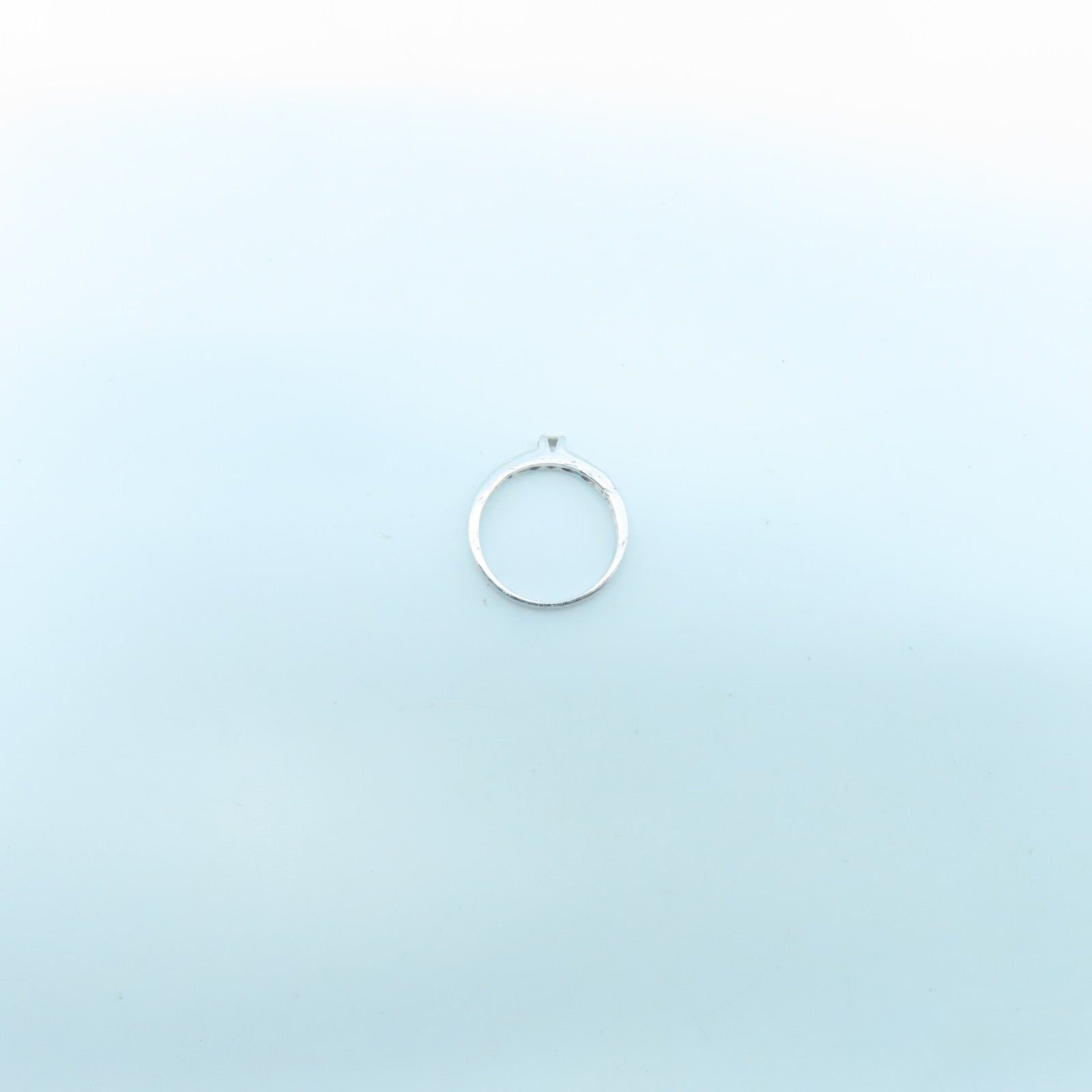 JEWELRY 900 Platinum Ring 0.11ct/0.13ct Diamond Ring US#6