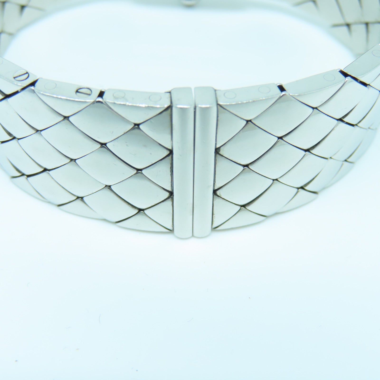 CHANEL Matelasse Bracelet Watch Stainless Steel Watch Quartz Movement Black