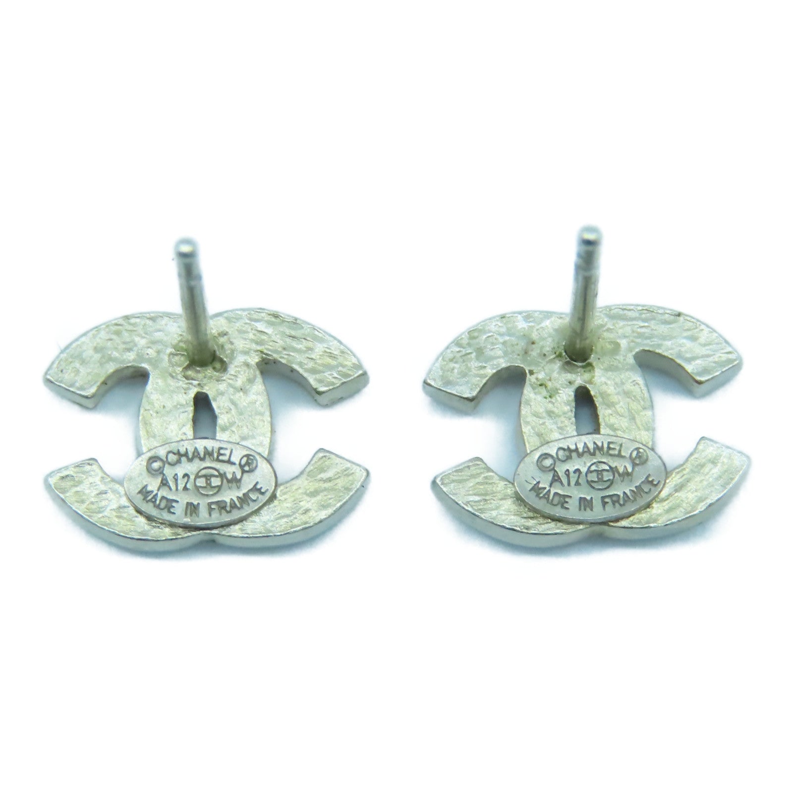 CHANEL 金屬Earrings耳環銀色