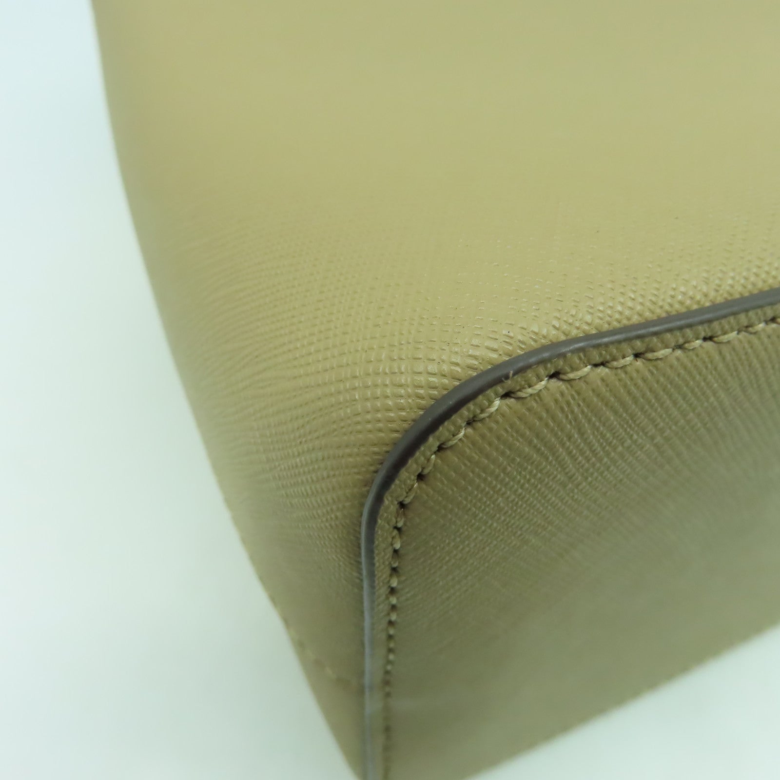 Tory Burch 牛皮皮革2 Way Shoulder Bag金扣手挽肩背兩用袋米色