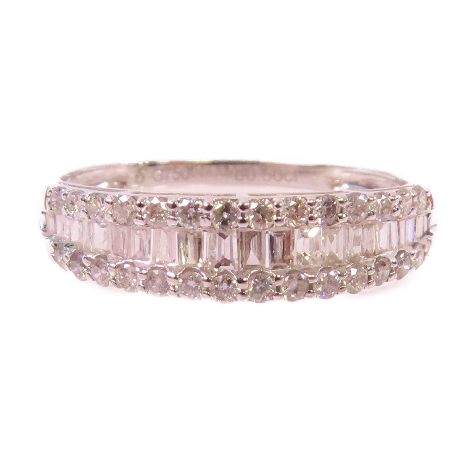 JEWELRY 18K白金/0.50ct鑽石Diamond Ring戒指US#6.75