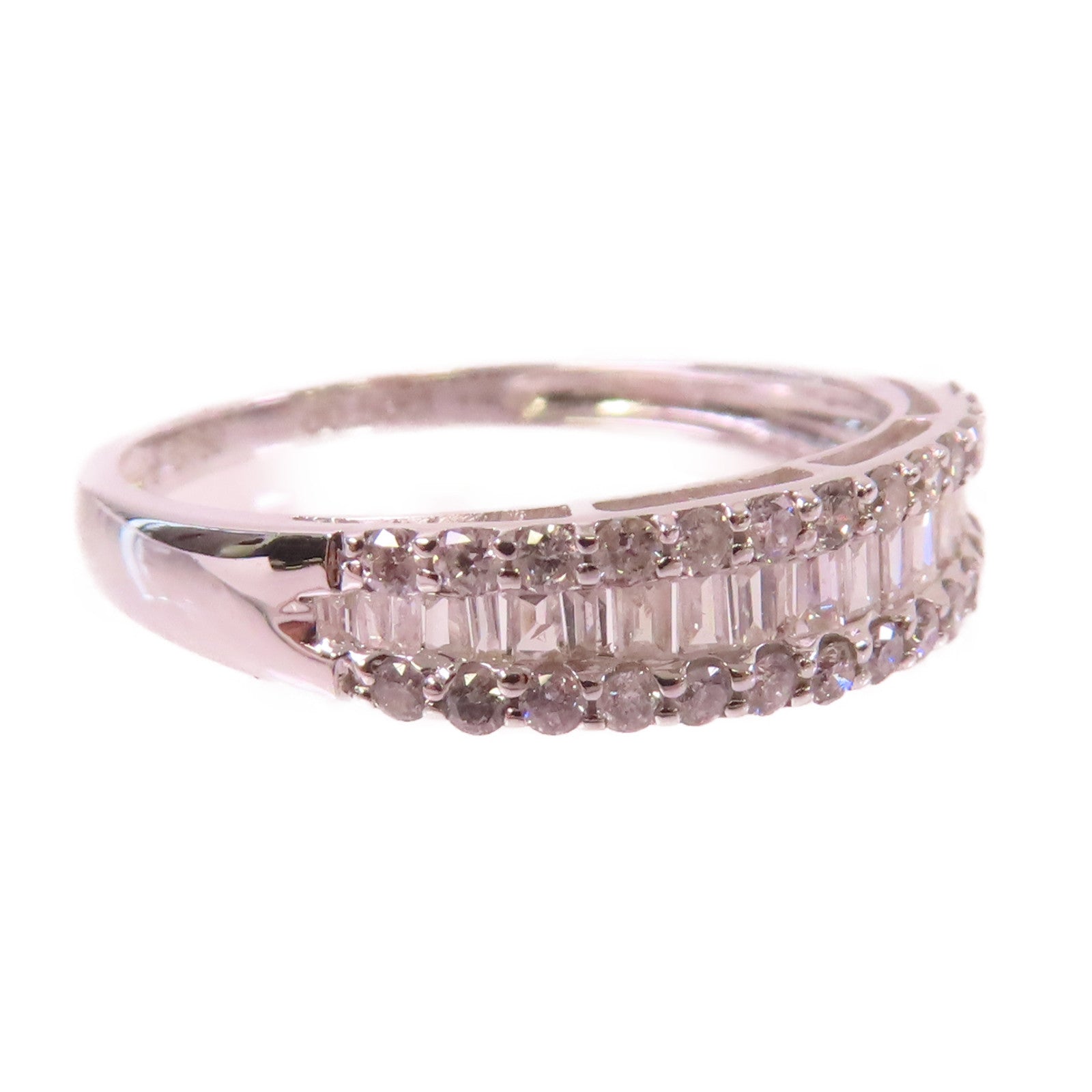 JEWELRY 18K白金/0.50ct鑽石Diamond Ring戒指US#6.75