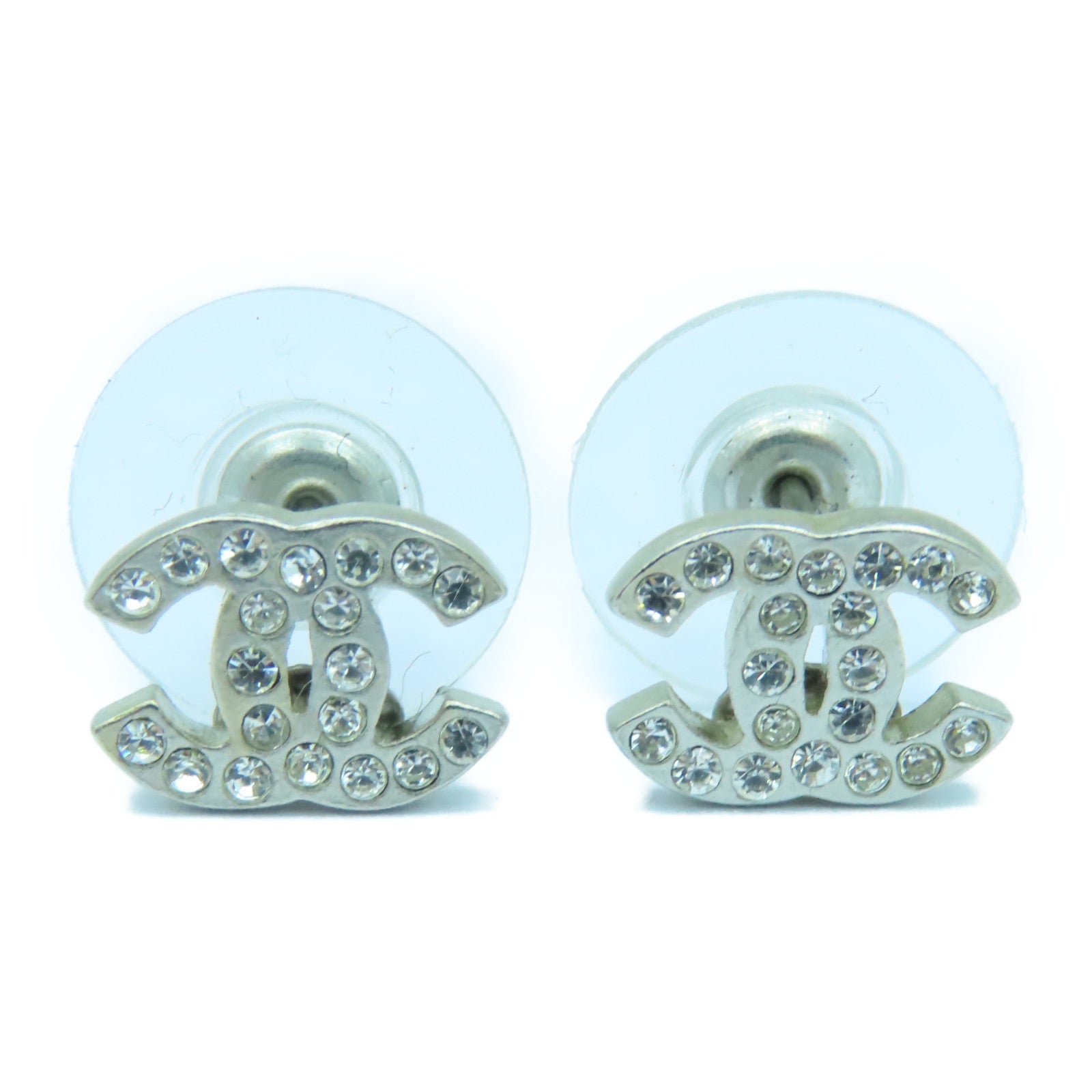 CHANEL 金屬Earrings耳環銀色