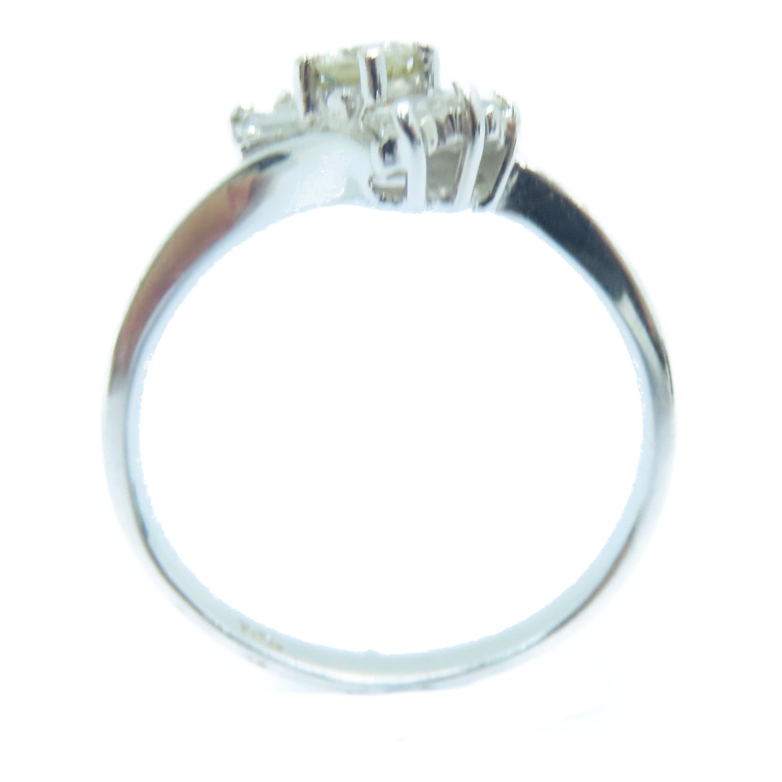 JEWELRY 【激減優惠】18K白金Diamond Ring鑽石戒指US#5.75