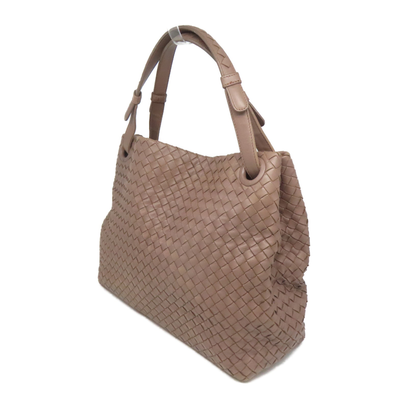 BOTTEGA VENETA 織紋羊皮皮革Shoulder Bag肩背袋啡色