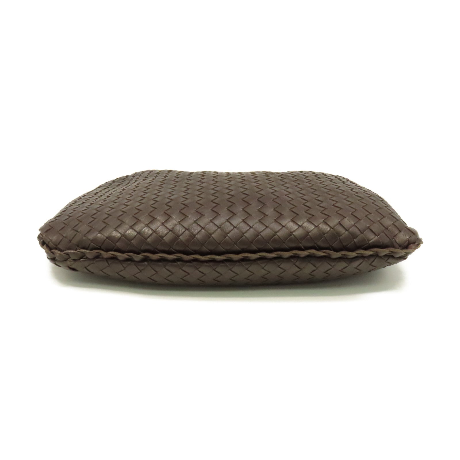 BOTTEGA VENETA 織紋皮革Hand Bag手挽袋啡色