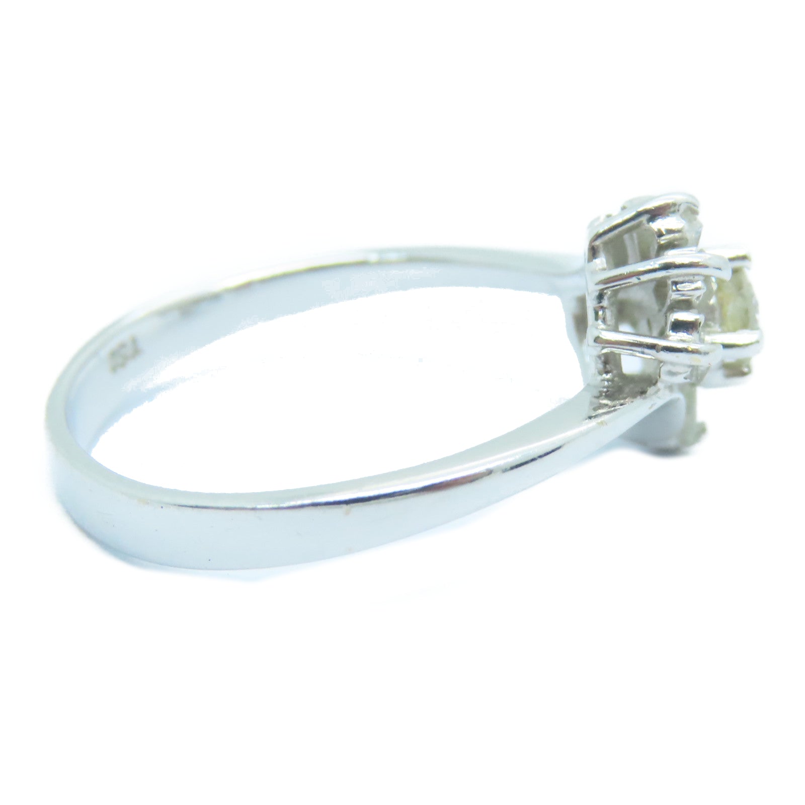 JEWELRY 【激減優惠】18K白金Diamond Ring鑽石戒指US#5.75