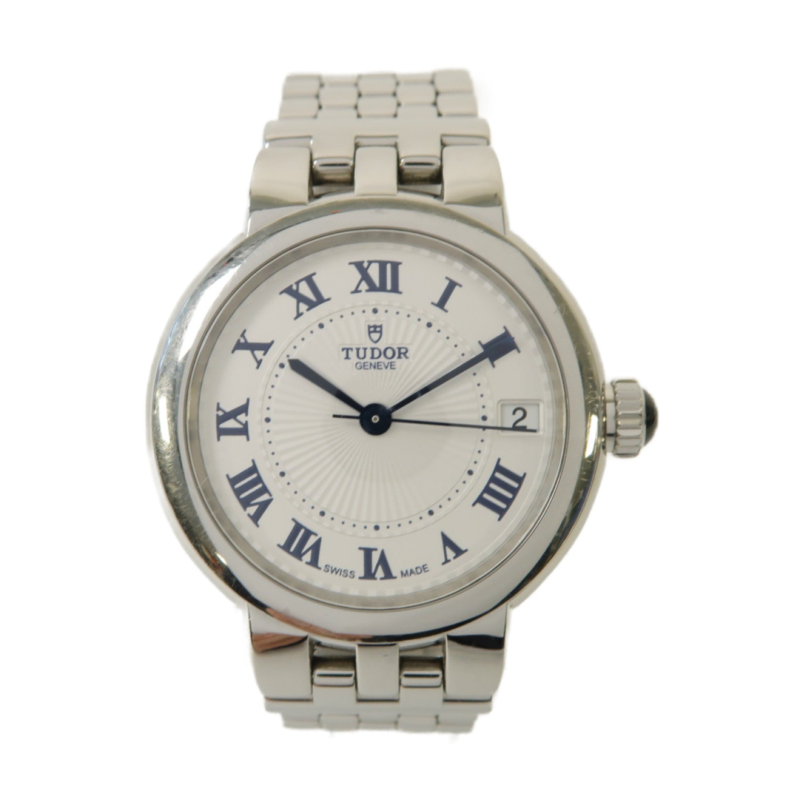 TUDOR Clair de Rose 34mm不鏽鋼手錶自動機芯白色