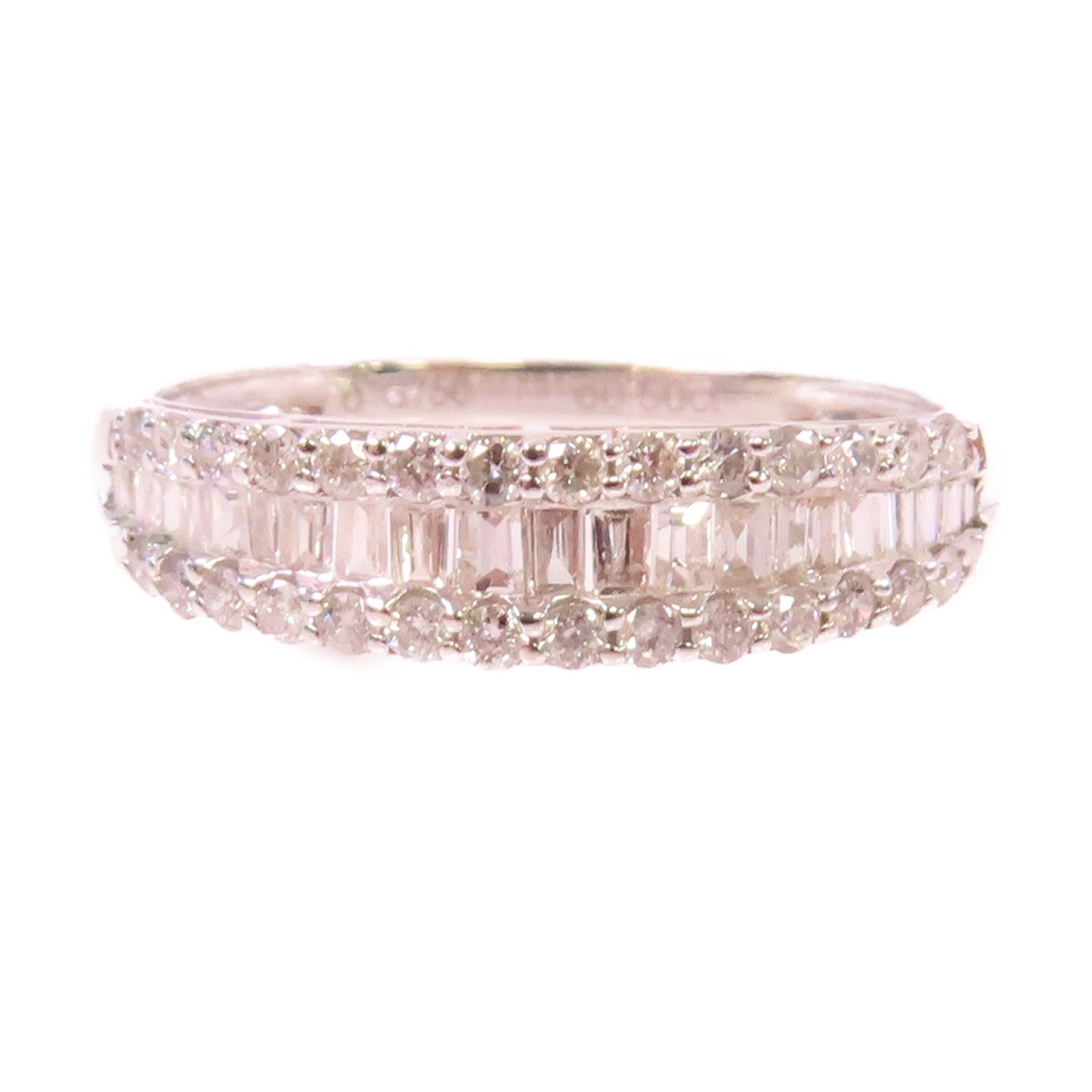 JEWELRY 18K白金/0.50ct鑽石Diamond Ring戒指US#6.75