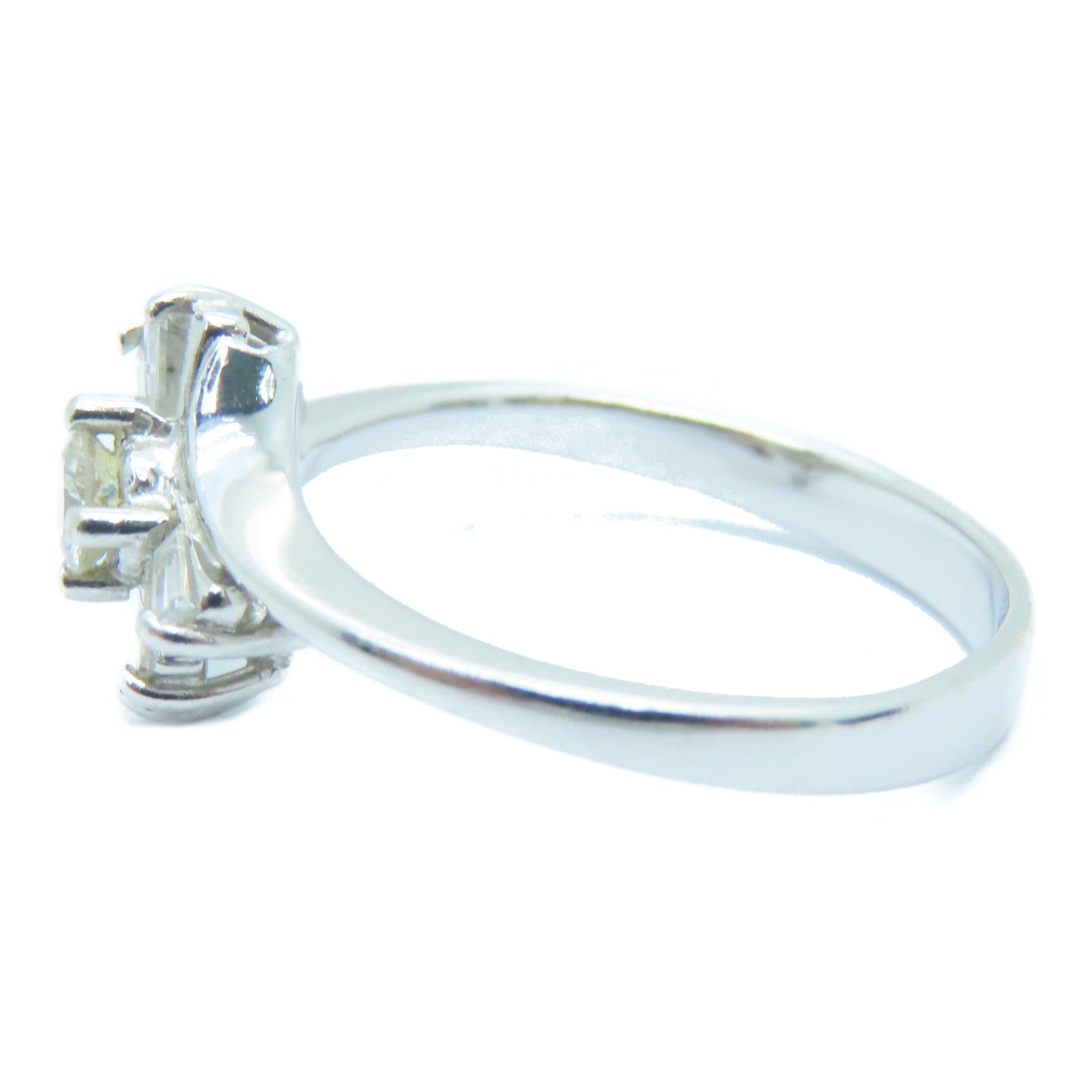 JEWELRY 【激減優惠】18K白金Diamond Ring鑽石戒指US#5.75