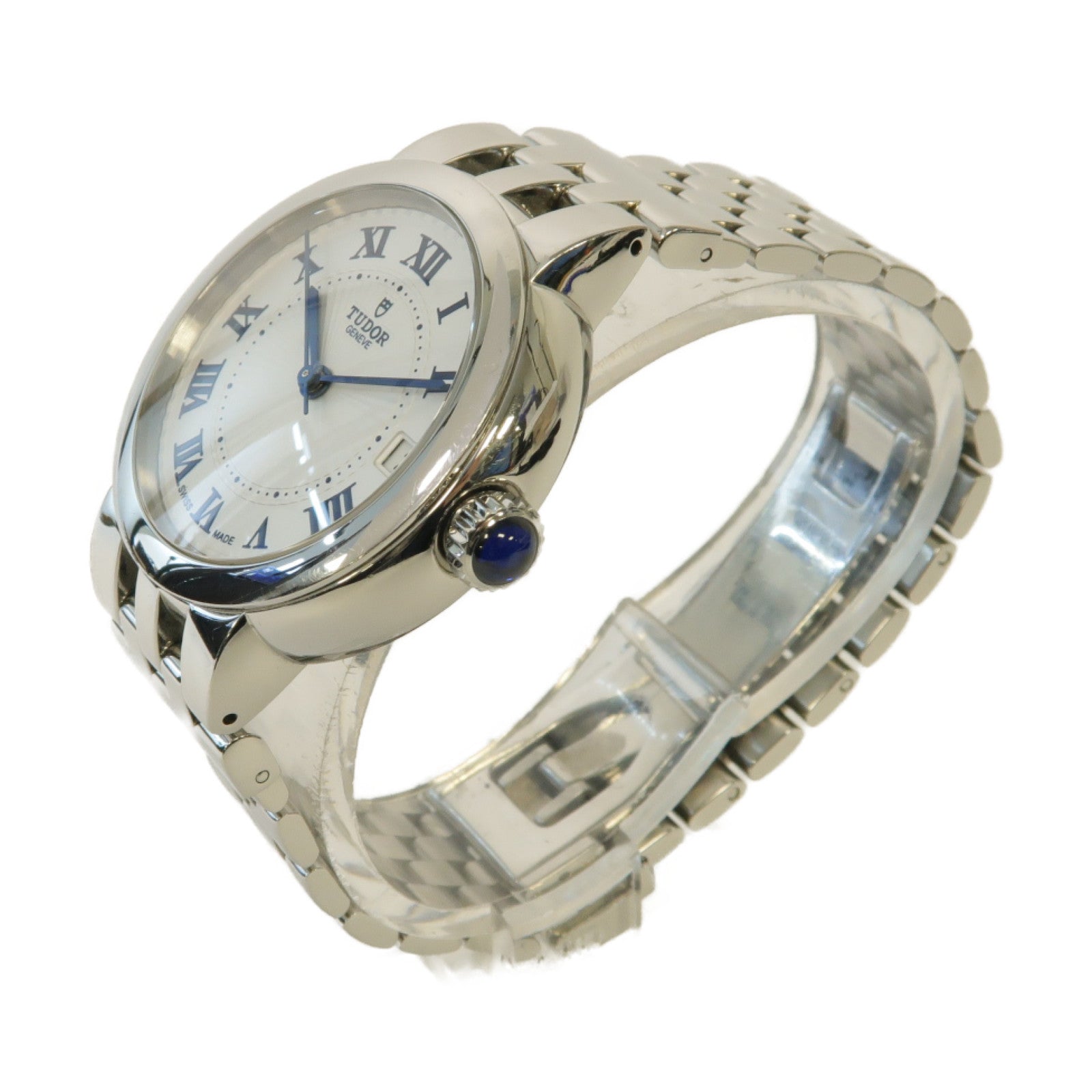 TUDOR Clair de Rose 34mm不鏽鋼手錶自動機芯白色