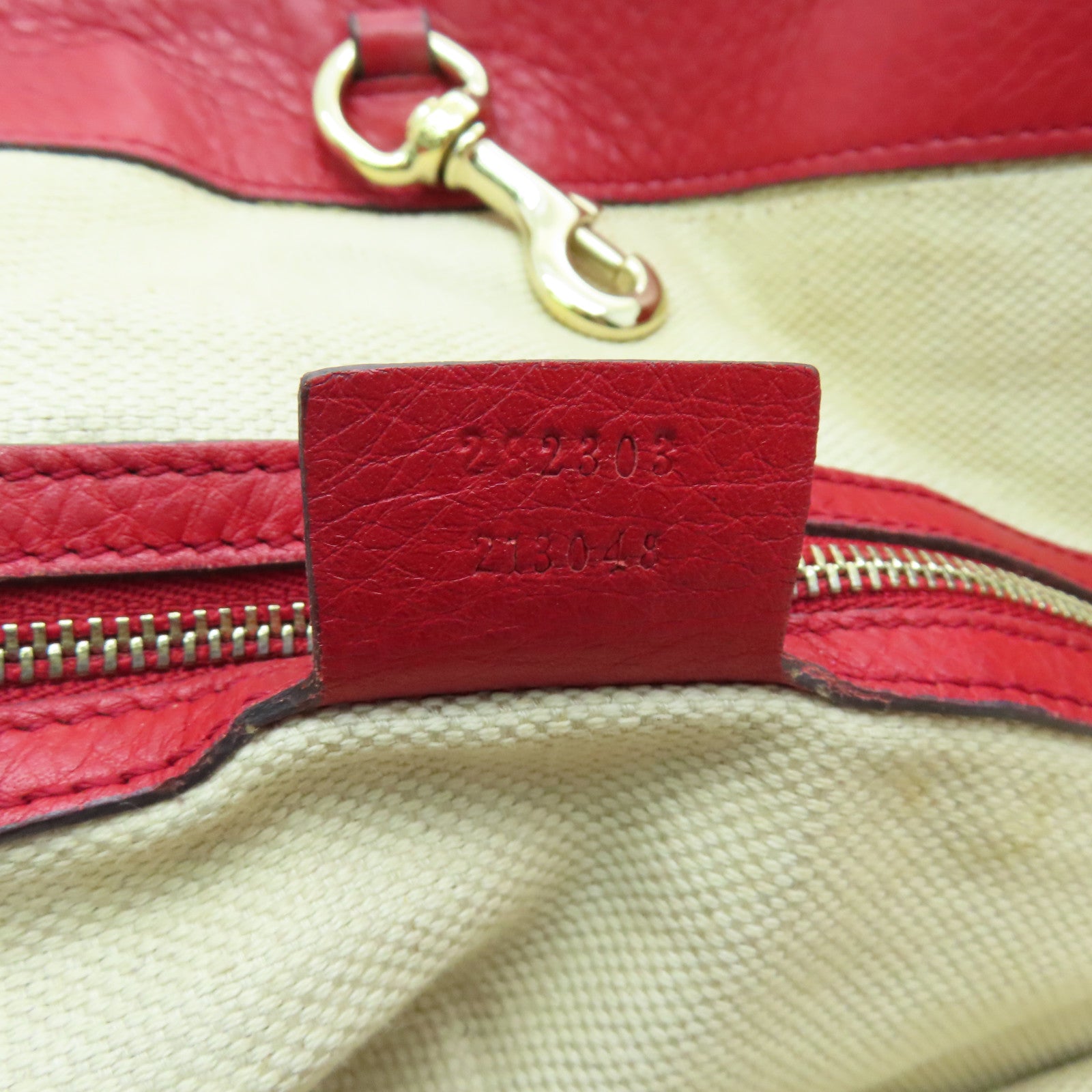 GUCCI 牛皮皮革Shoulder Bag金扣肩背袋紅色