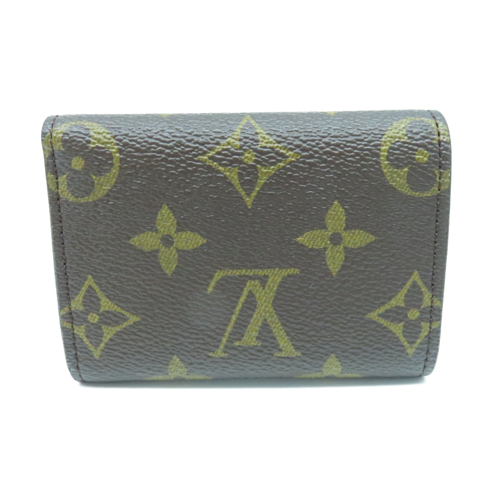 LOUIS VUITTON Monogram Micro Wallet金扣迷你錢包啡色