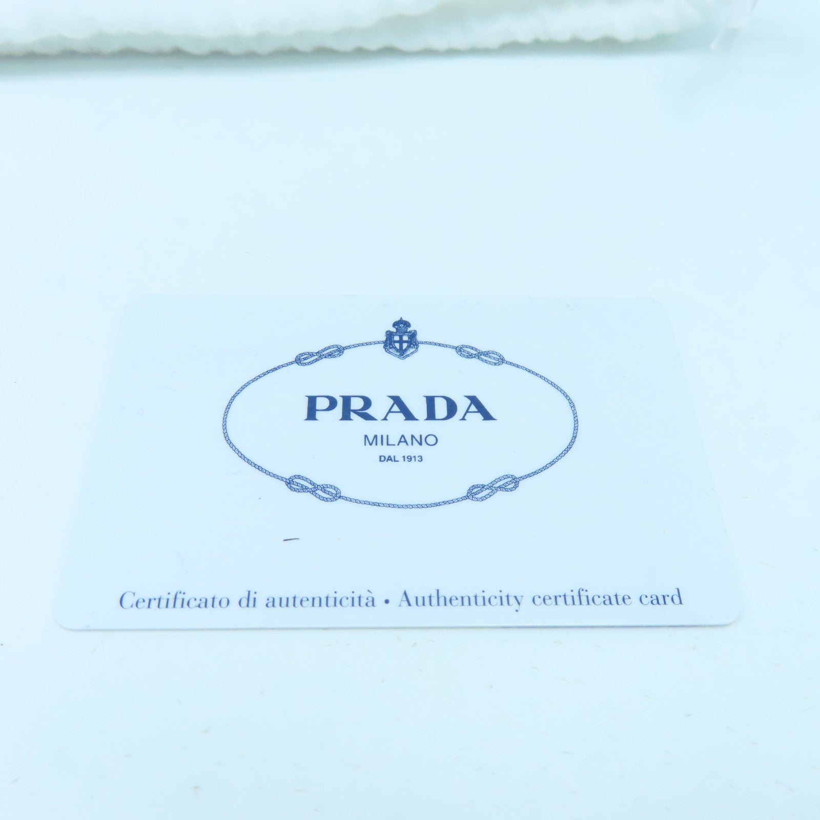 PRADA Nylon/Saffiano Leather Chain Shoulder Gold Buckle Chain Shoulder Bag Black