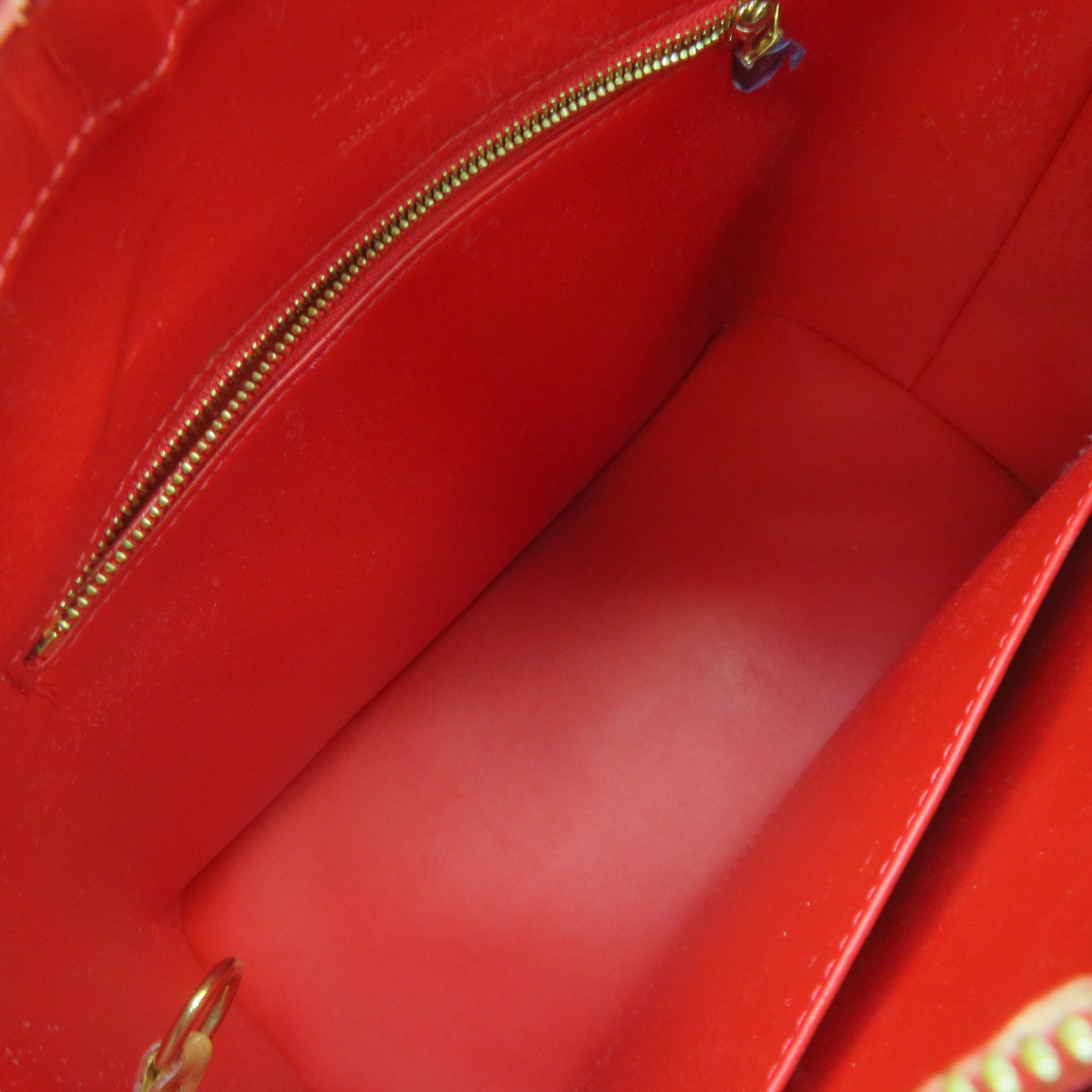 LOUIS VUITTON 【激減優惠】Vernis Houston Tote Bag金扣手挽袋紅色
