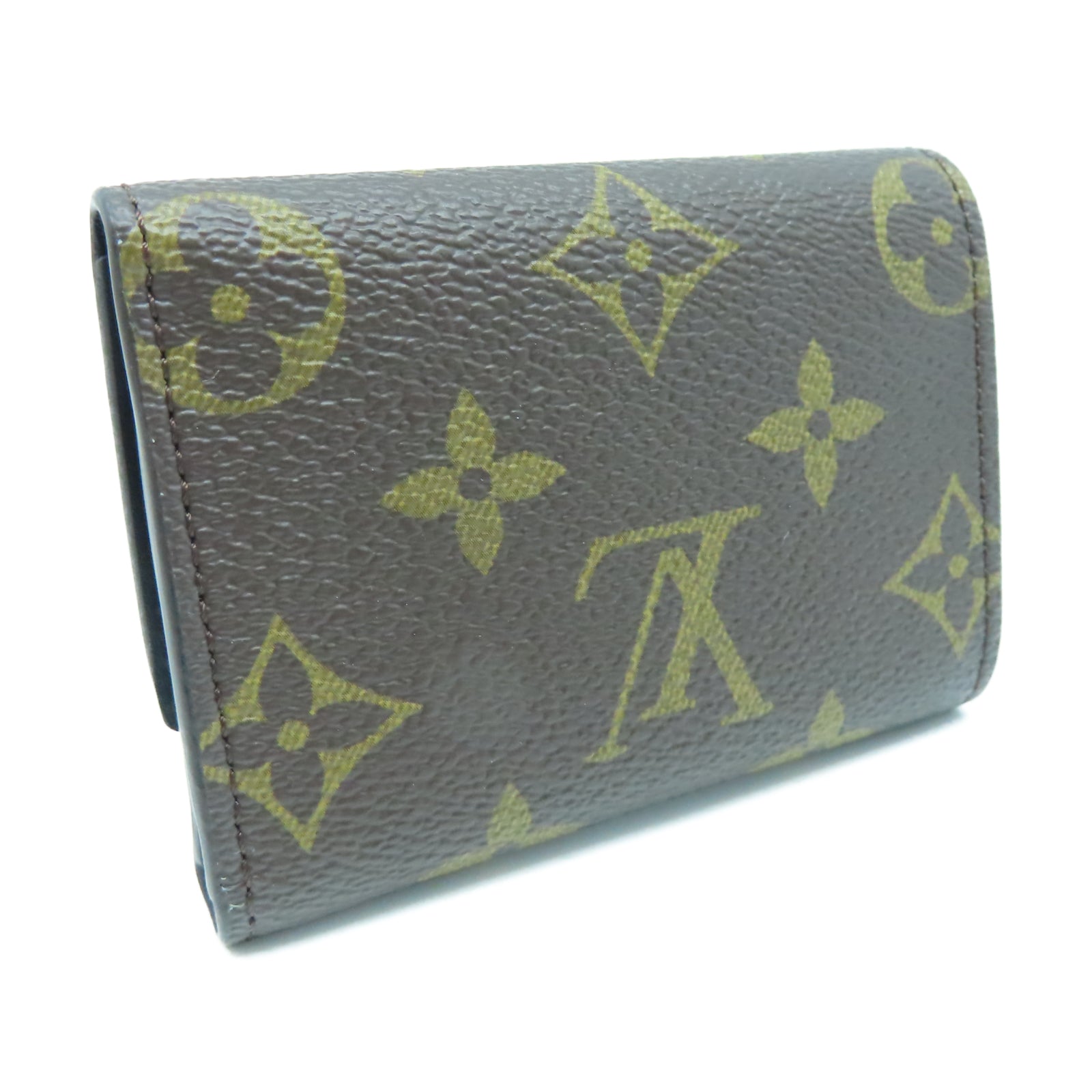 LOUIS VUITTON Monogram Micro Wallet金扣迷你錢包啡色