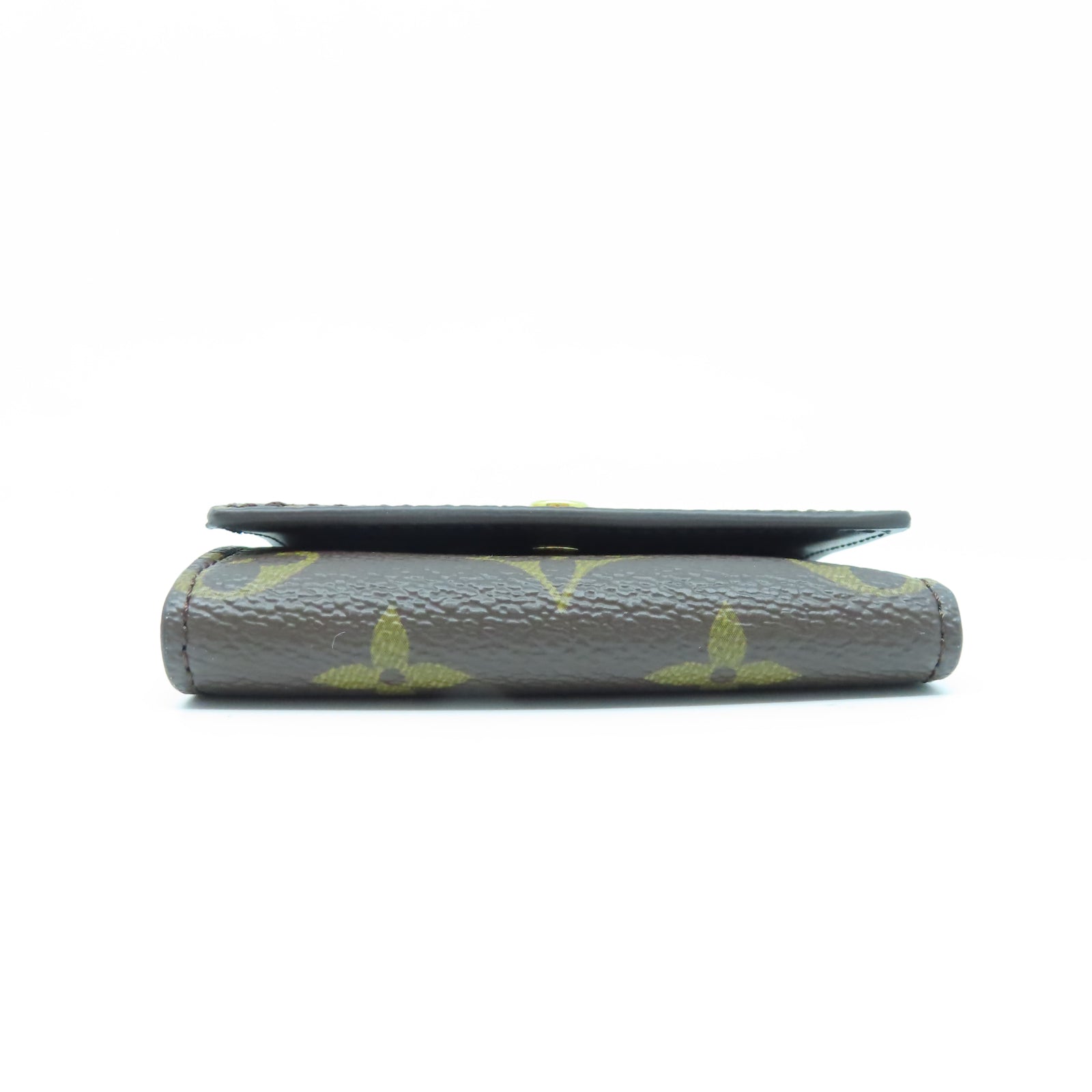 LOUIS VUITTON Monogram Micro Wallet金扣迷你錢包啡色