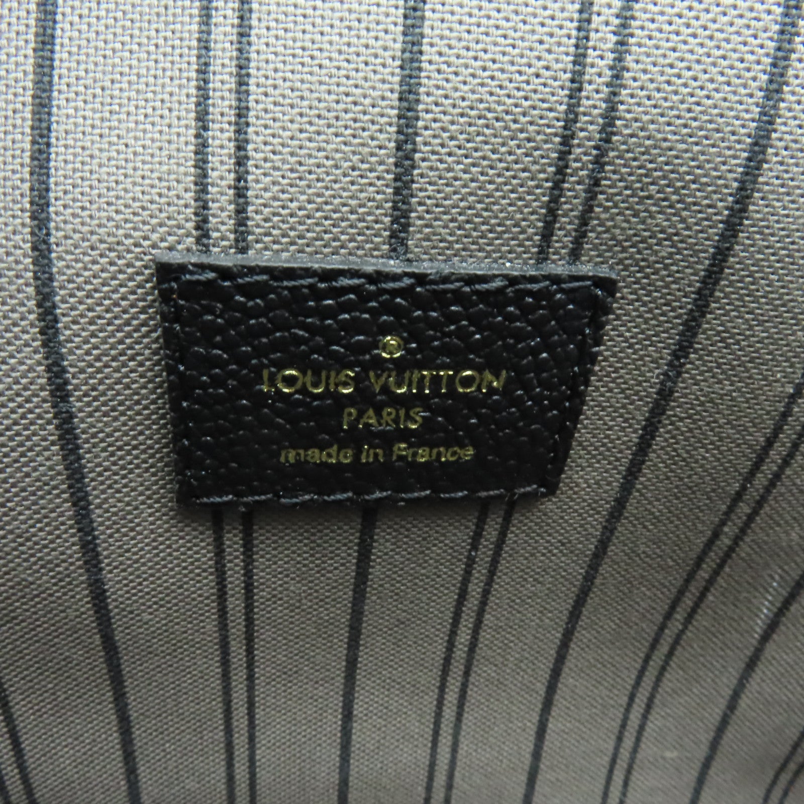 LOUIS VUITTON Monogram Empreinte Pochette Metis金扣手挽肩背兩用袋黑色