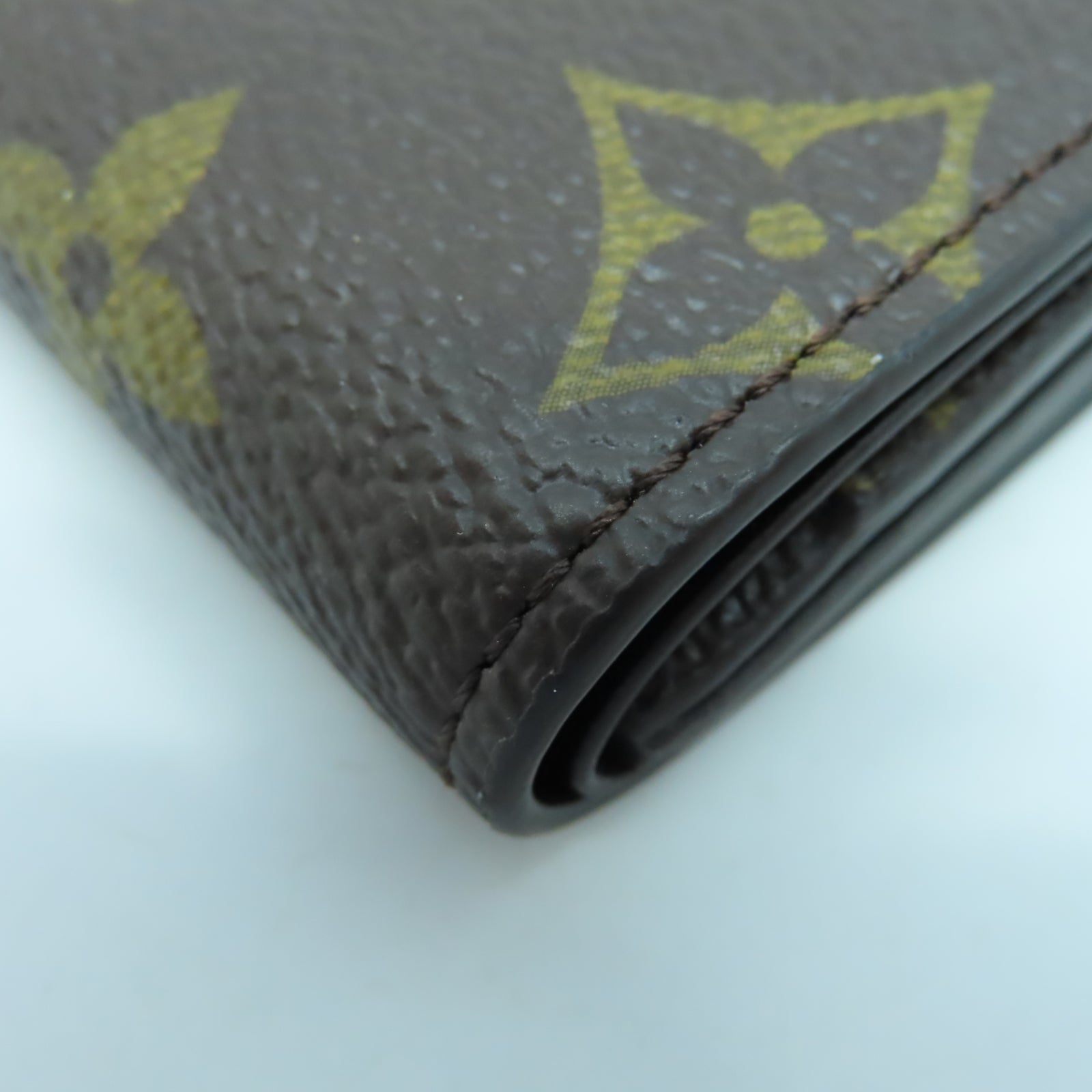 LOUIS VUITTON Monogram Micro Wallet金扣迷你錢包啡色