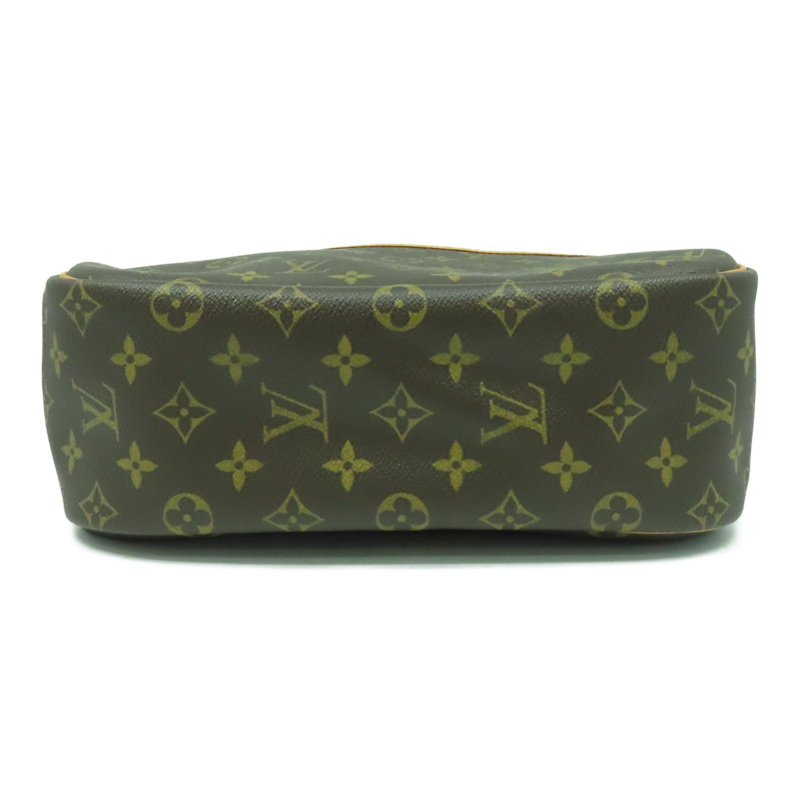 LOUIS VUITTON Monogram Trouville PM金扣手挽袋啡色