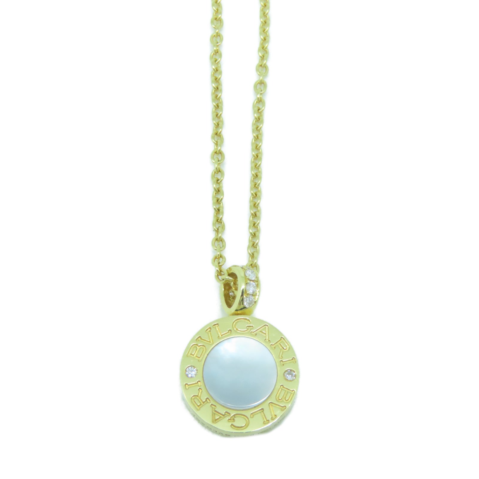 BVLGARI 18K黃金Bvlgari Necklace項鍊黑色/金色