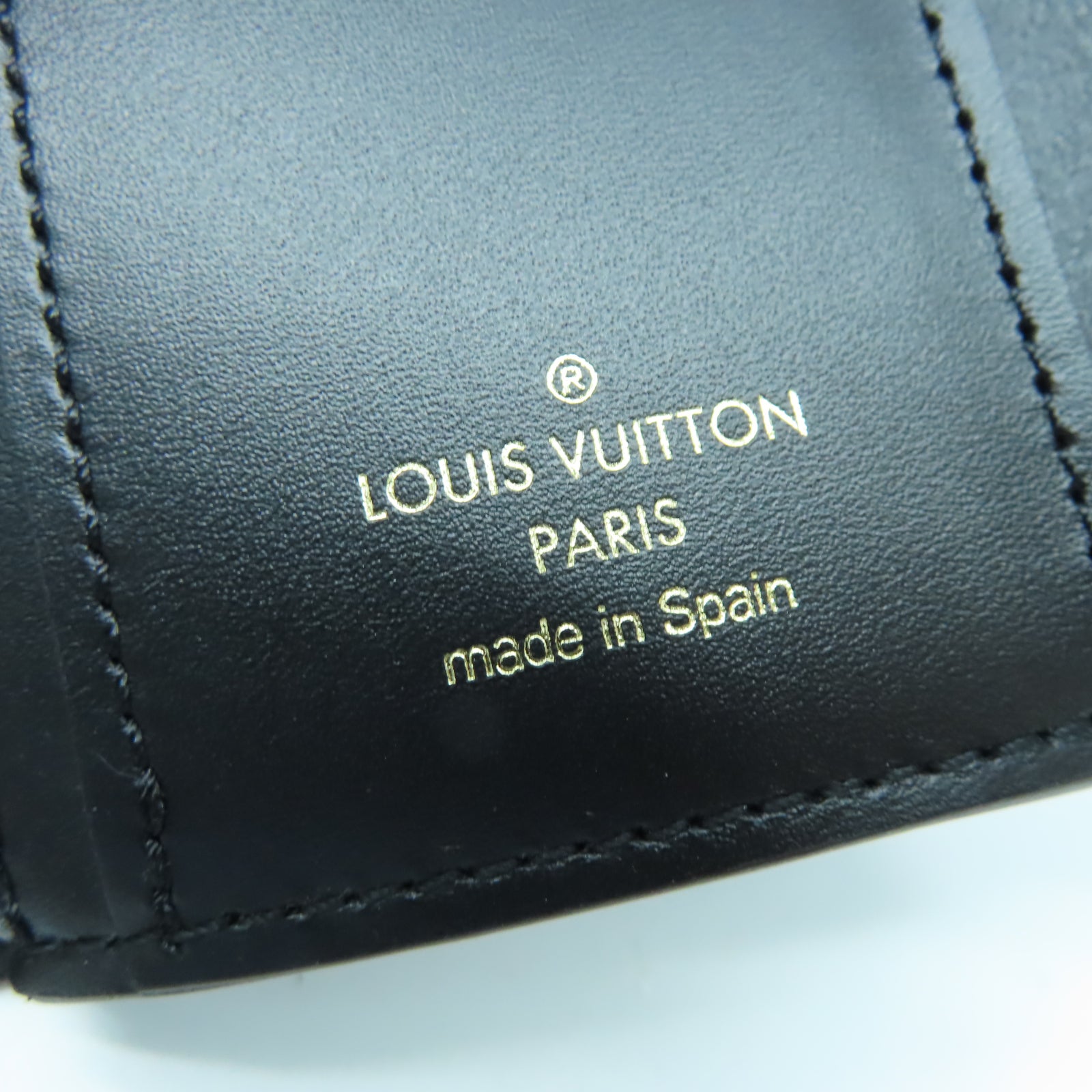 LOUIS VUITTON Monogram Micro Wallet金扣迷你錢包啡色
