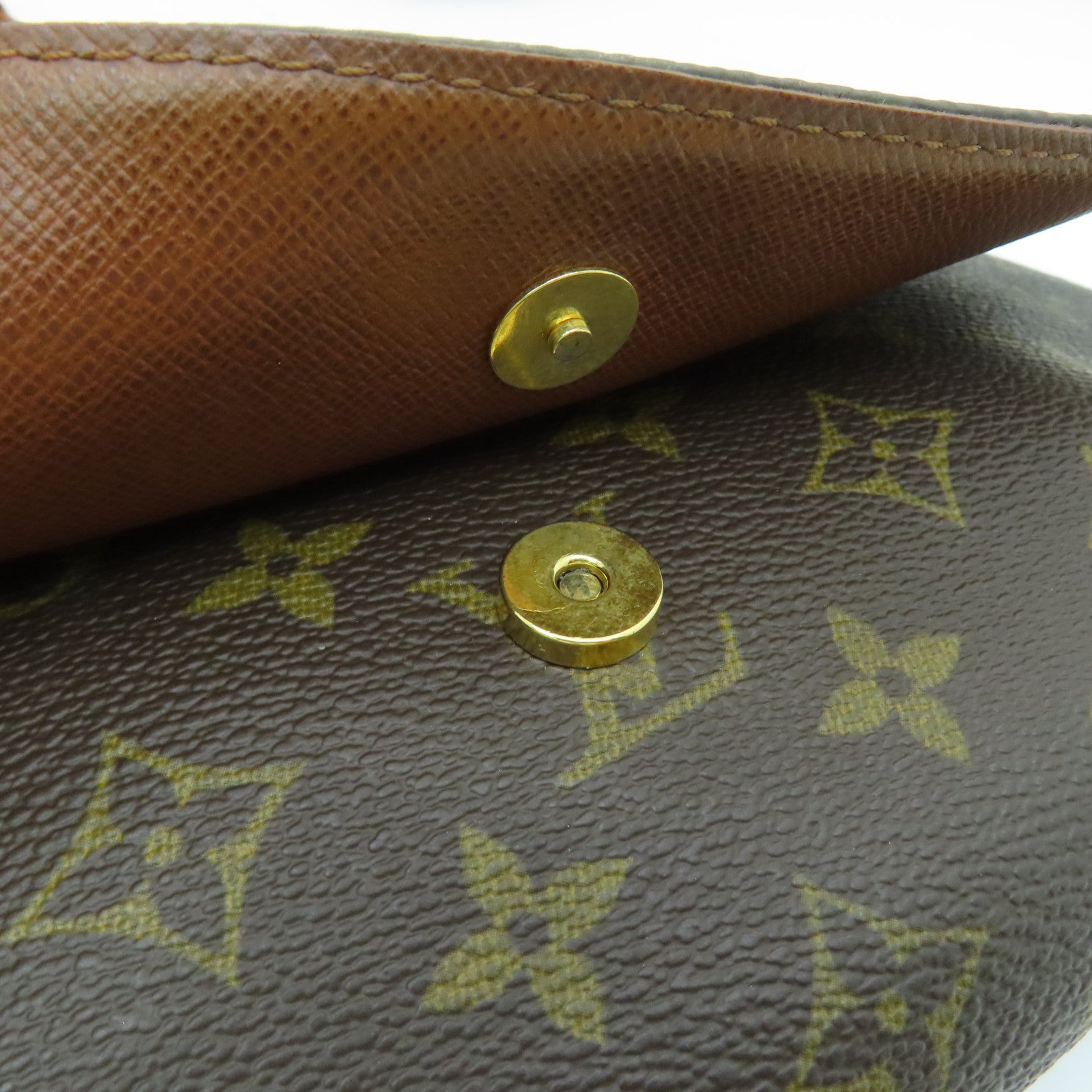 LOUIS VUITTON Monogram Musette Tango Gold Buckle Shoulder Bag Brown