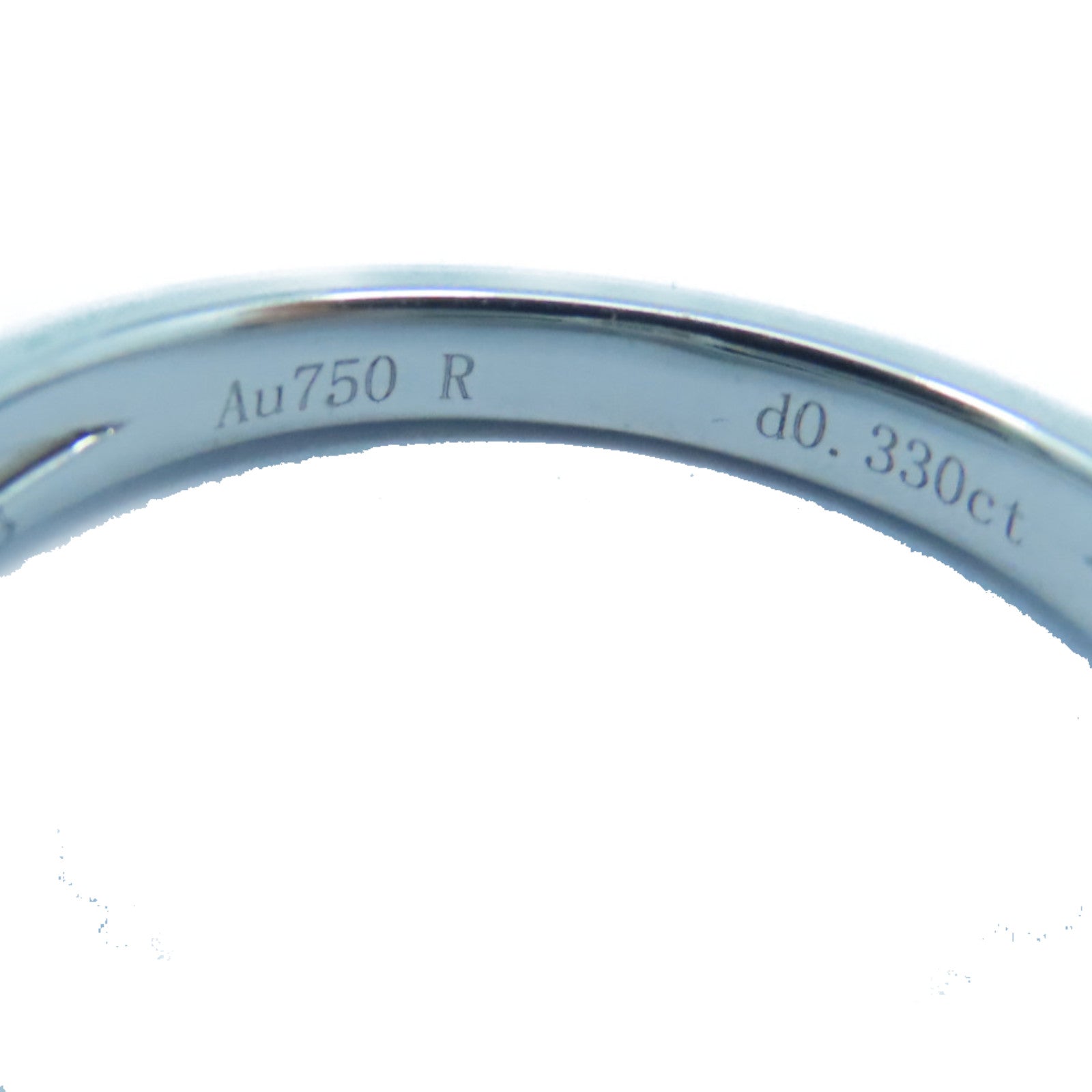 JEWELRY 【激減優惠】18K白金Diamond Ring 0.33ct鑽石戒指US#6