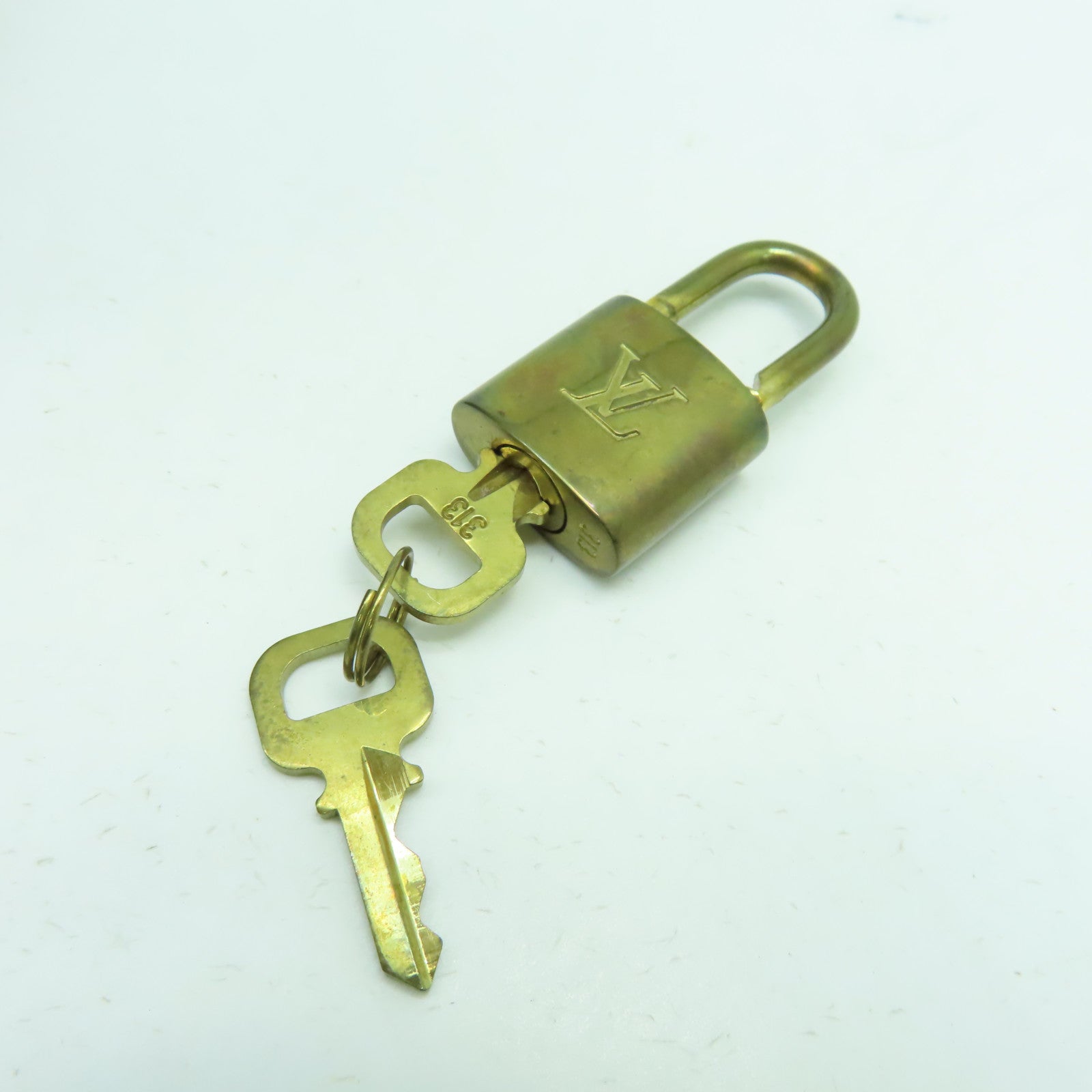 LOUIS VUITTON Monogram Trouville PM金扣手挽袋啡色