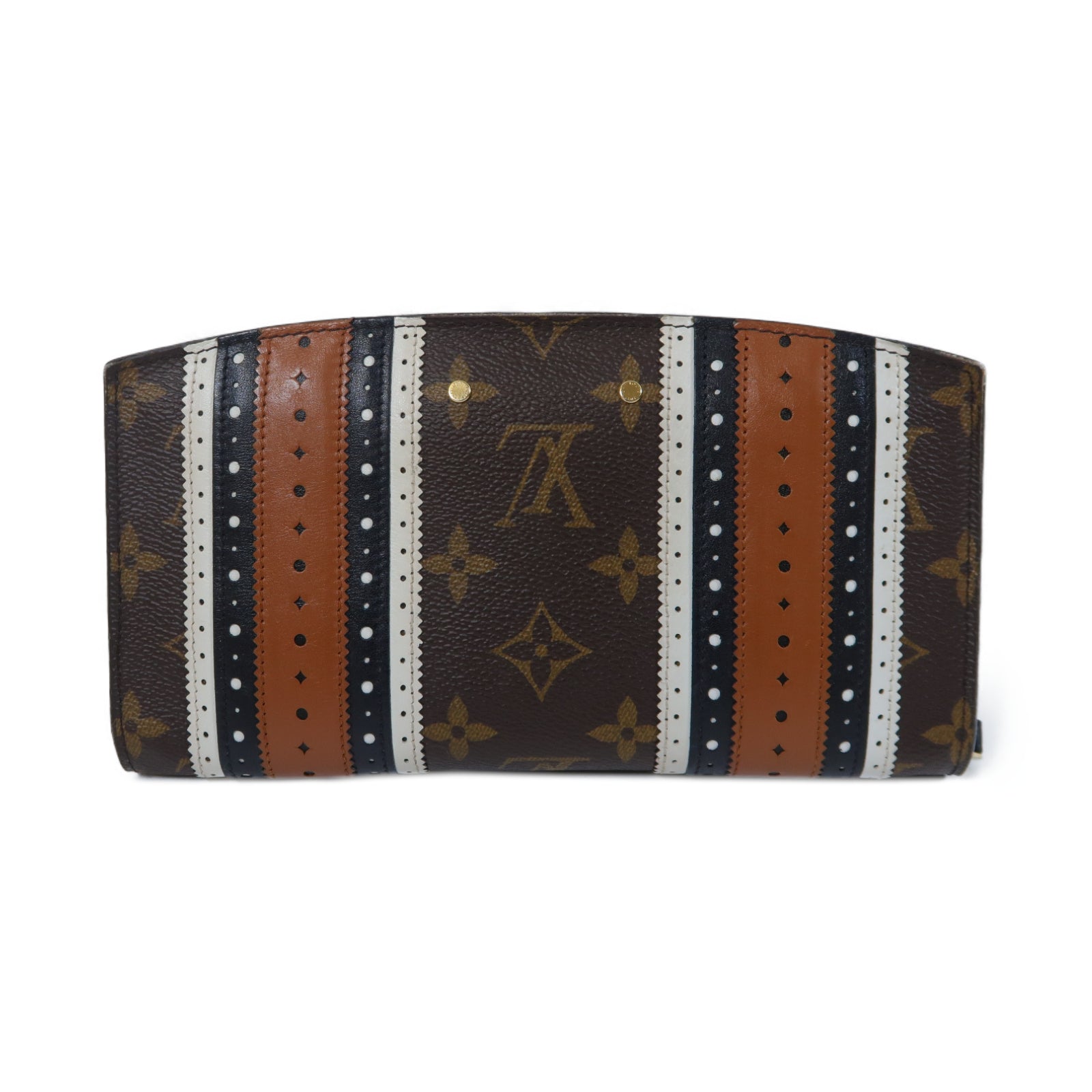 LOUIS VUITTON Monogram Zippy Steamer Long Wallet金扣長錢包啡色