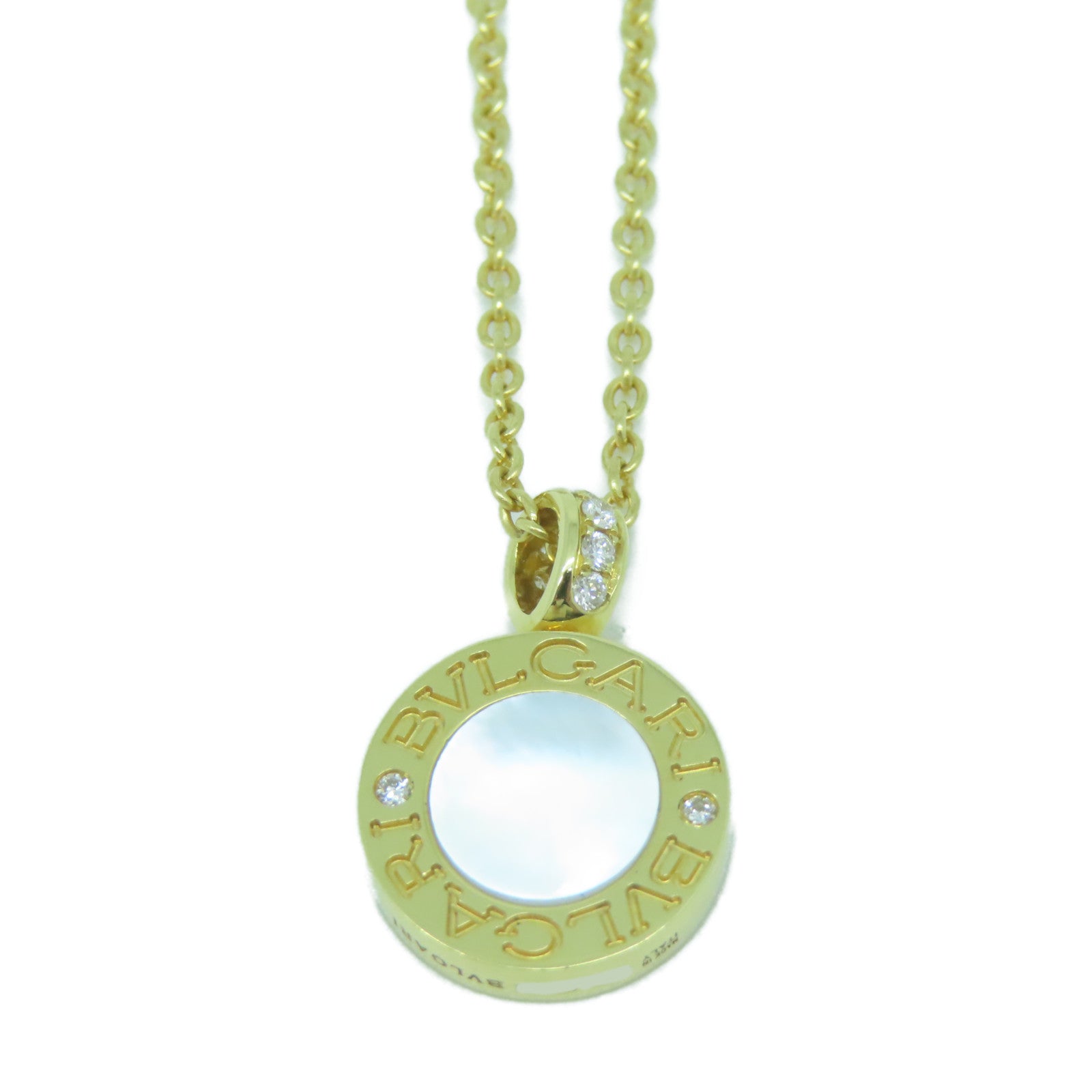 BVLGARI 18K黃金Bvlgari Necklace項鍊黑色/金色