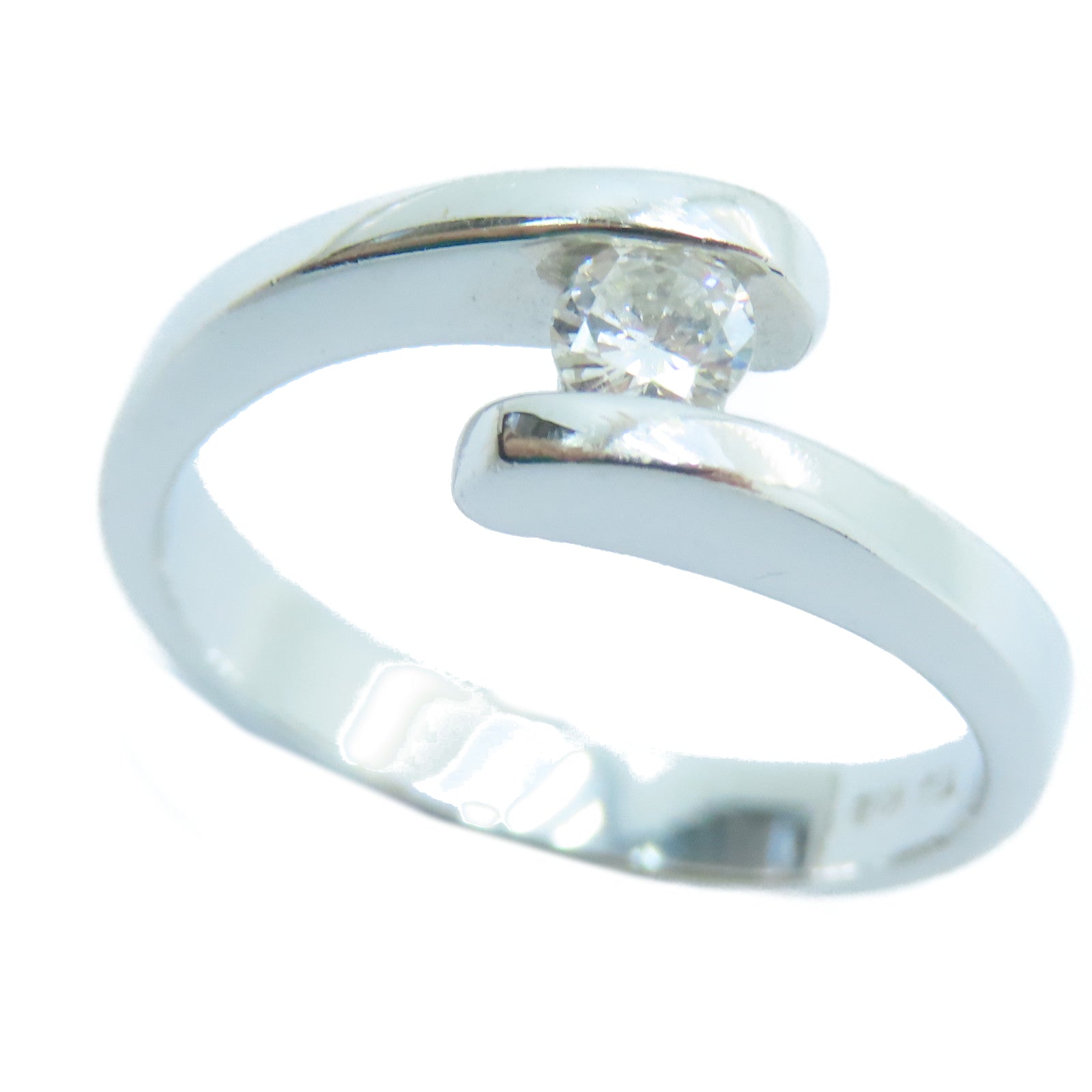 JEWELRY 【激减优惠】18K白金Diamond Ring钻石戒指US#6