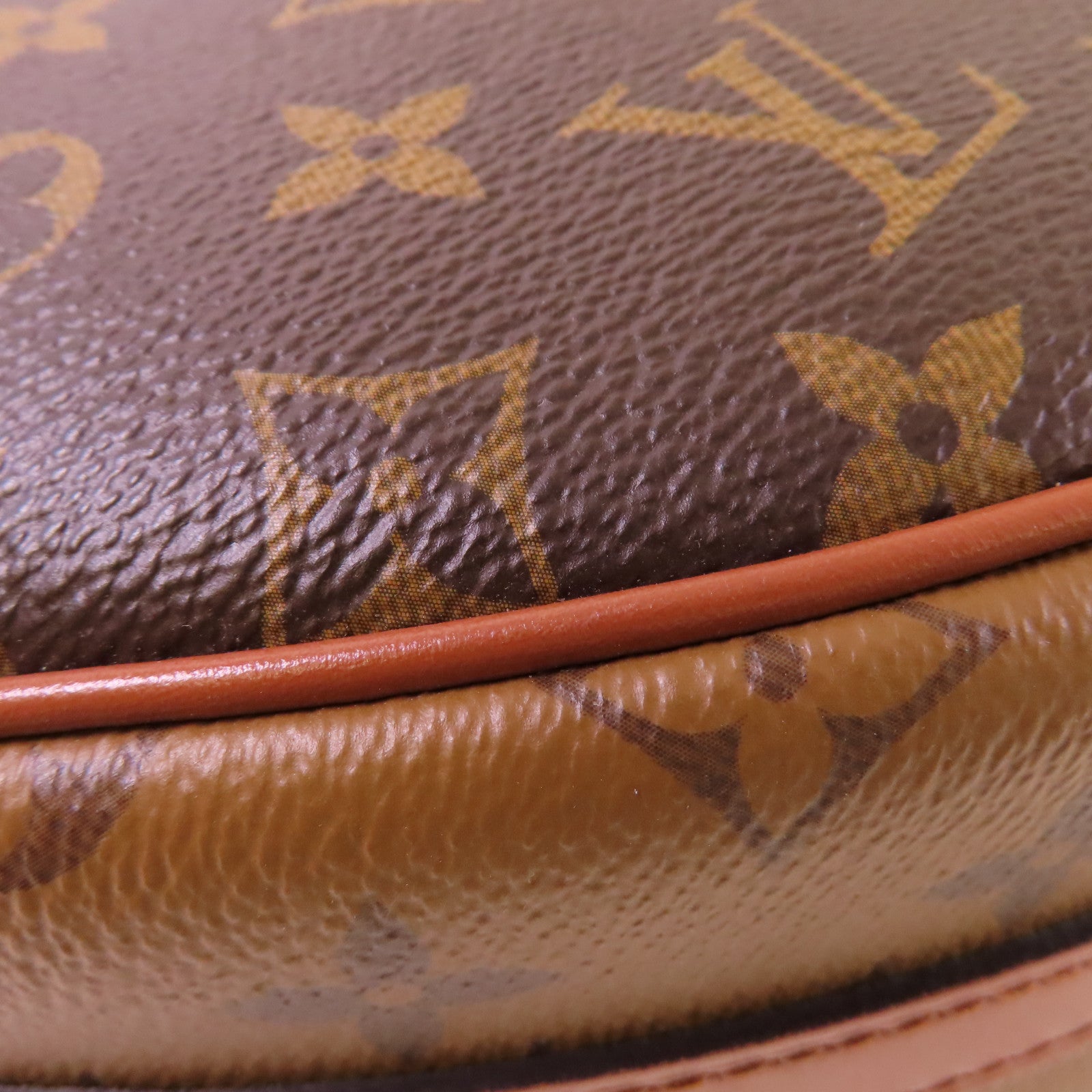 LOUIS VUITTON Monogram Loop Hobo Shoulder Bag金扣肩背袋啡色