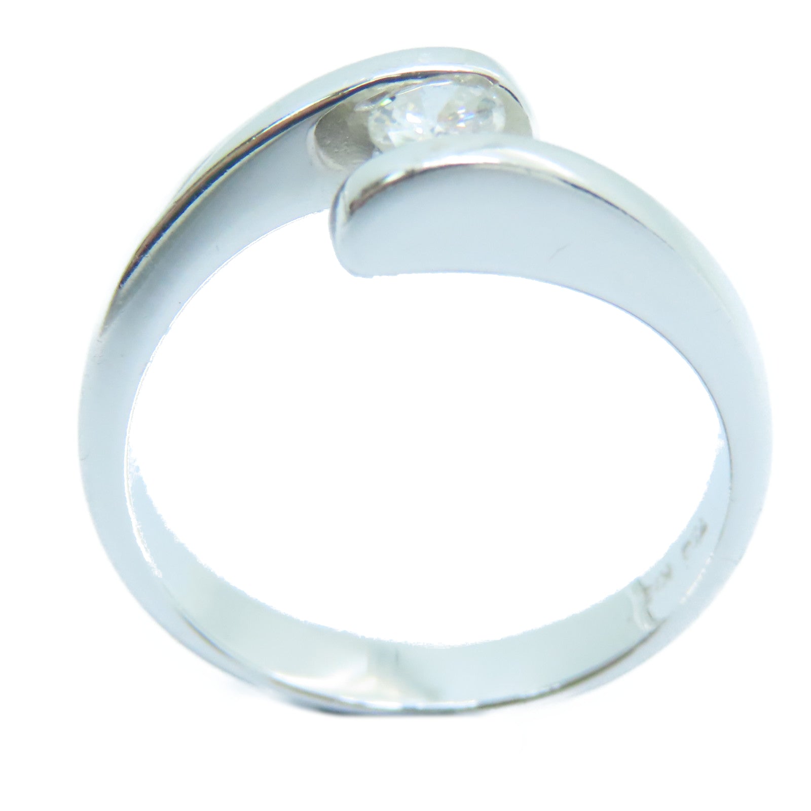 JEWELRY 【激减优惠】18K白金Diamond Ring钻石戒指US#6