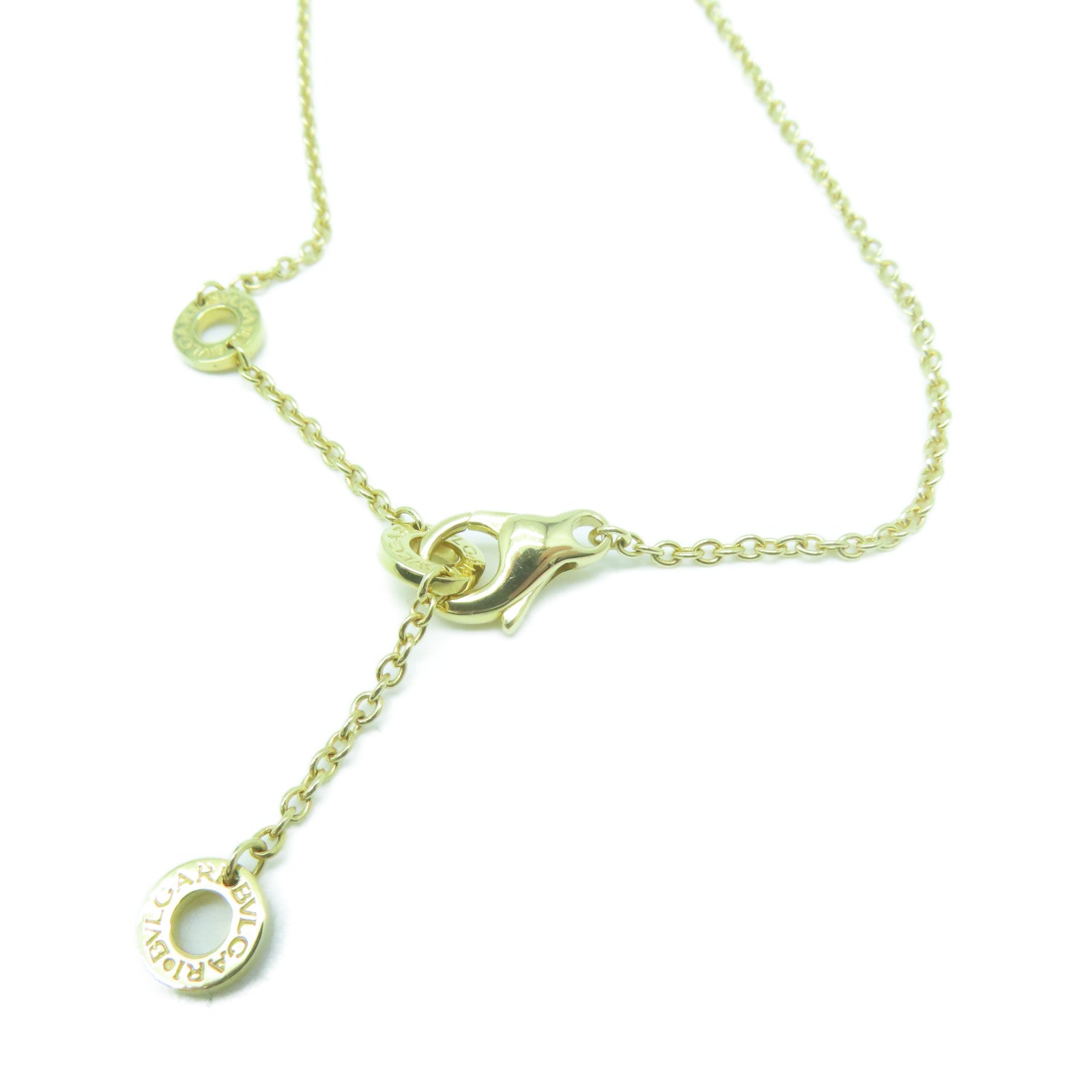 BVLGARI 18K黃金Bvlgari Necklace項鍊黑色/金色
