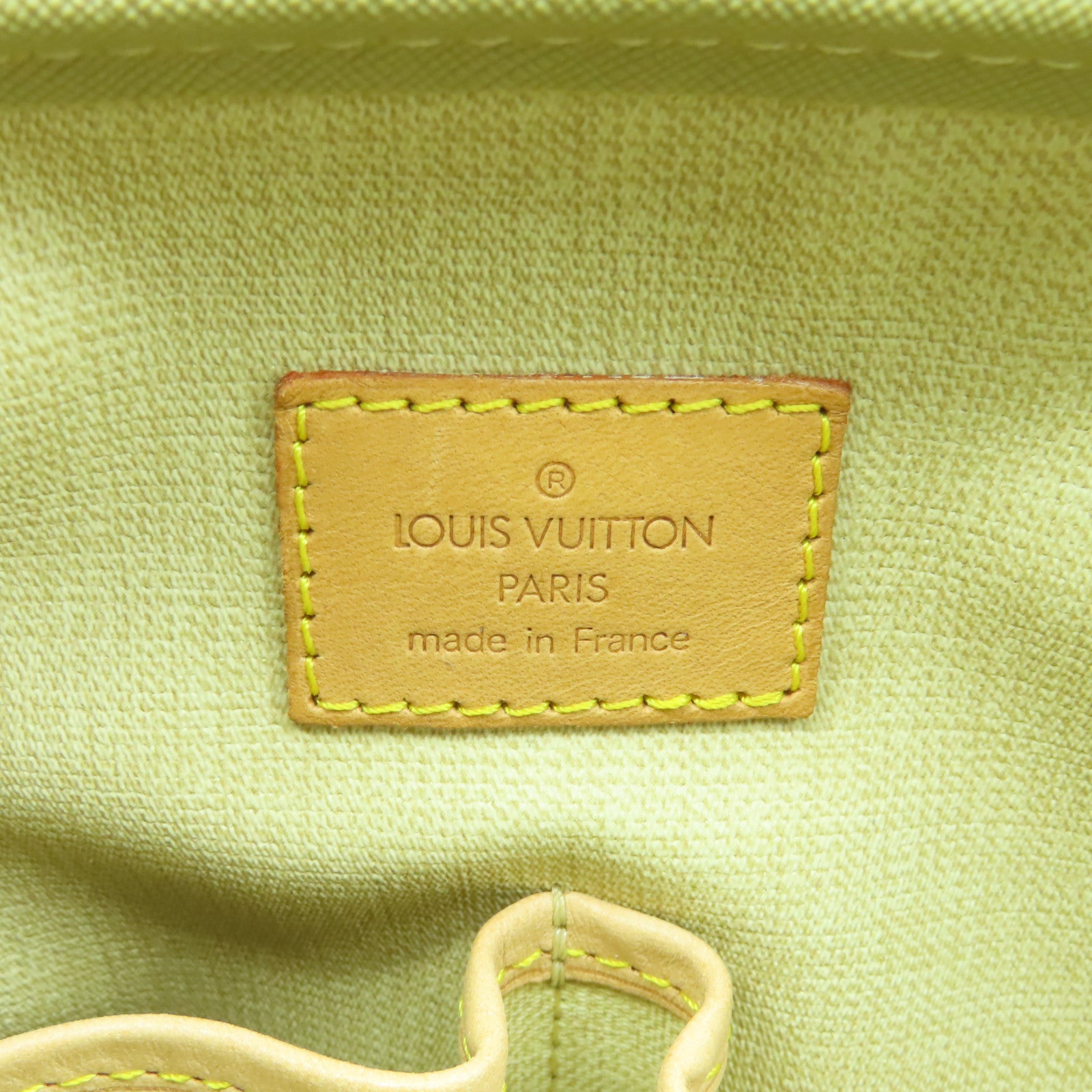 LOUIS VUITTON Monogram Trouville PM金扣手挽袋啡色