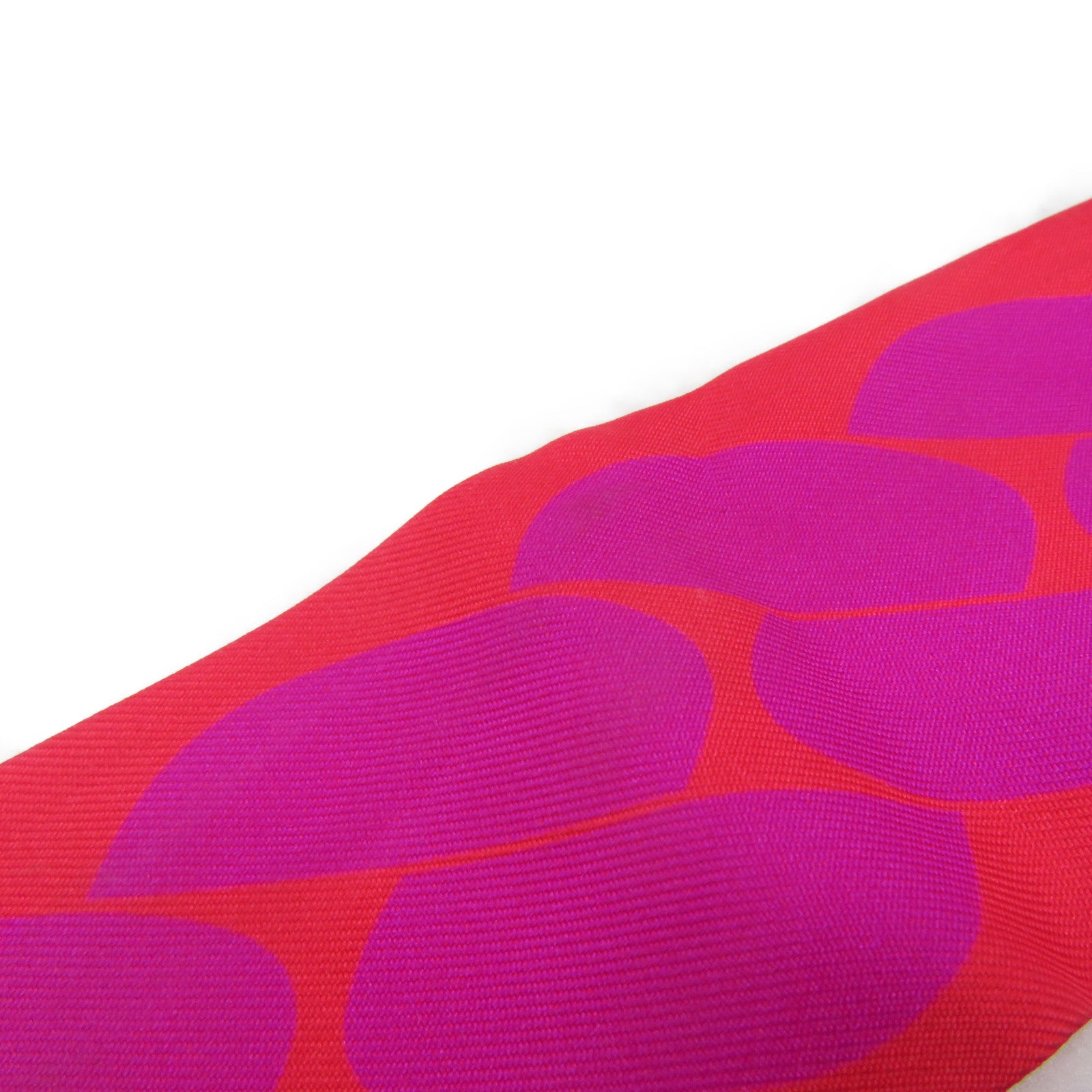 HERMES [Sharp Discount] Silk Twilly Scarf Red/Purple
