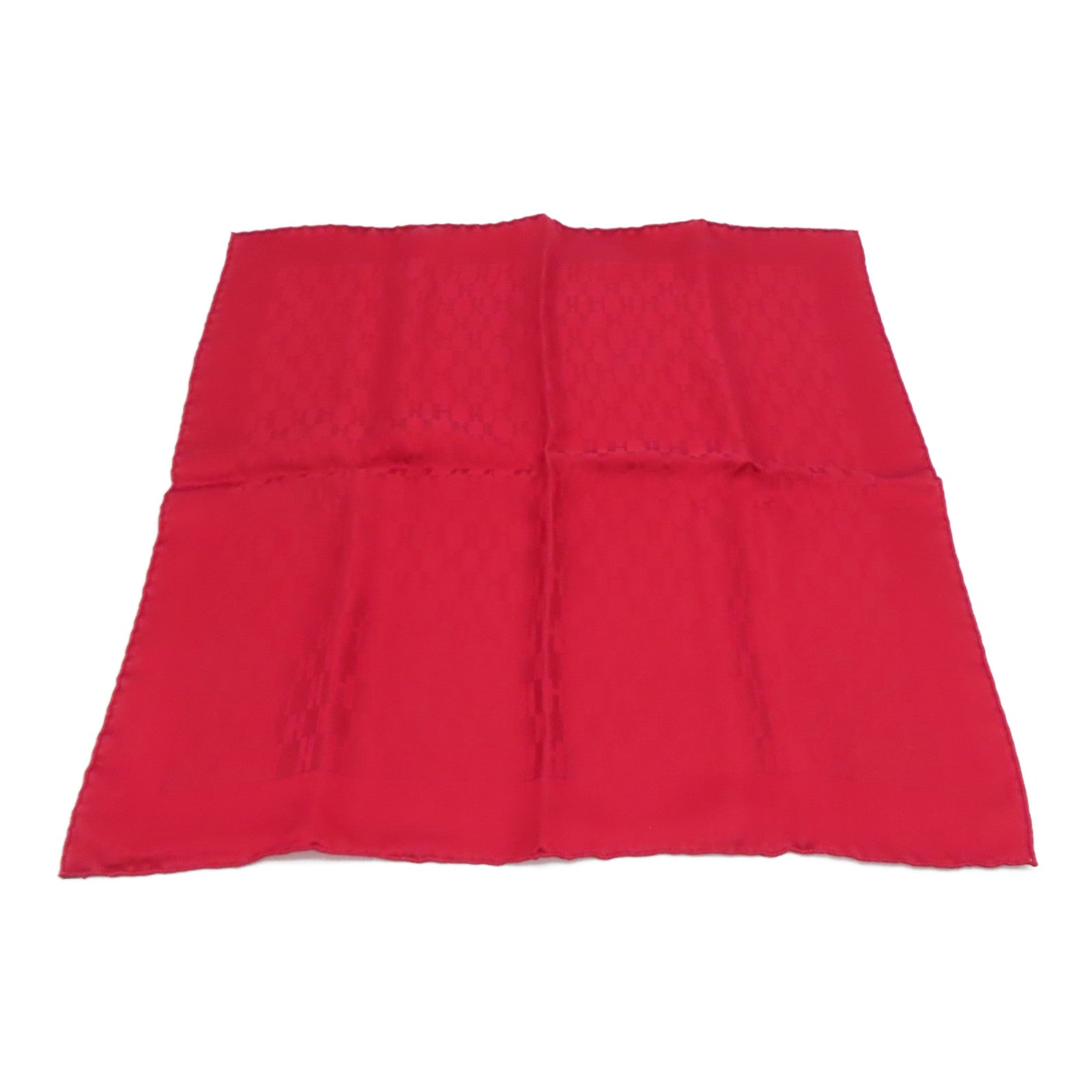HERMES [sharp discount] silk 40x40cm silk scarf red