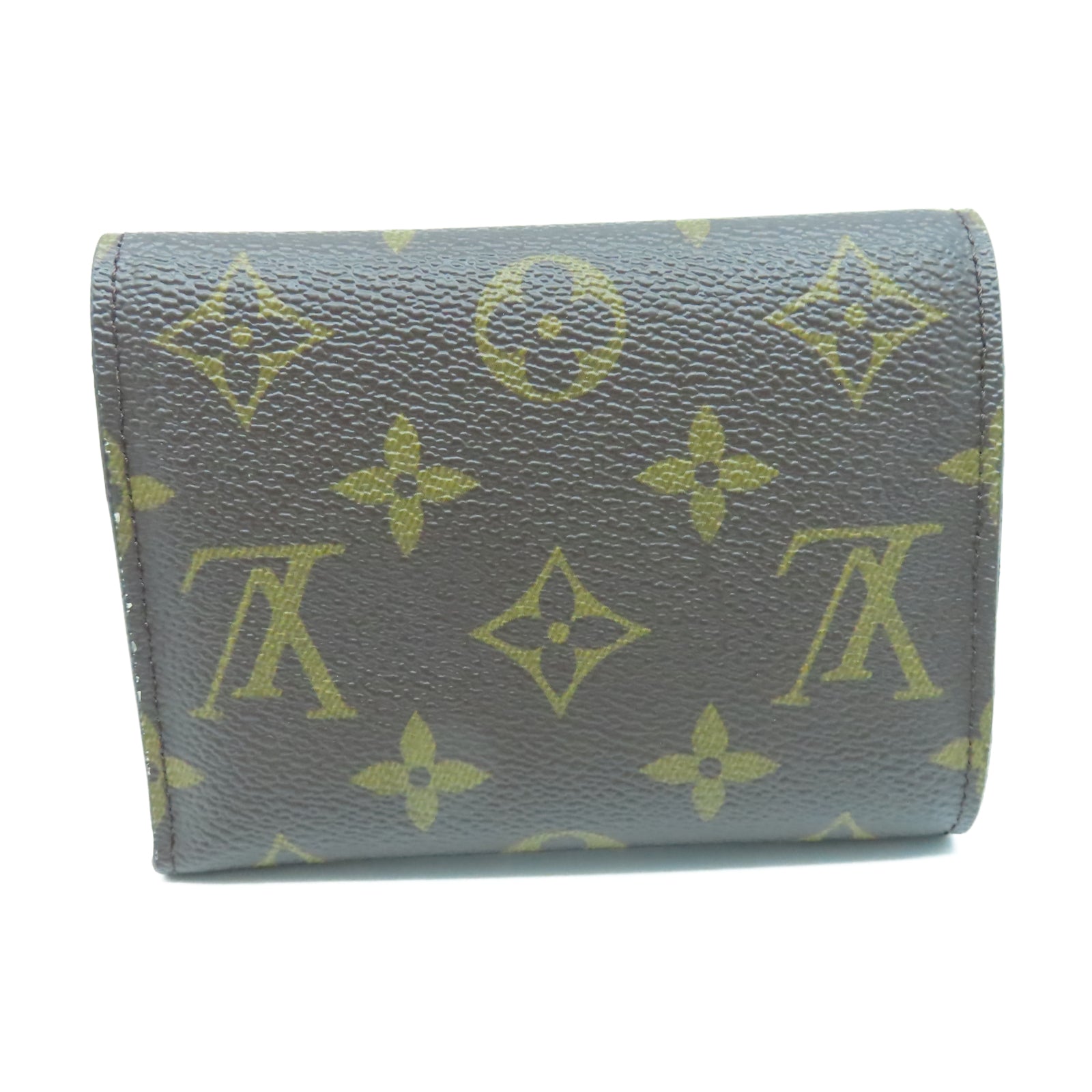 LOUIS VUITTON Monogram Victorine金扣錢包啡色/粉紅色