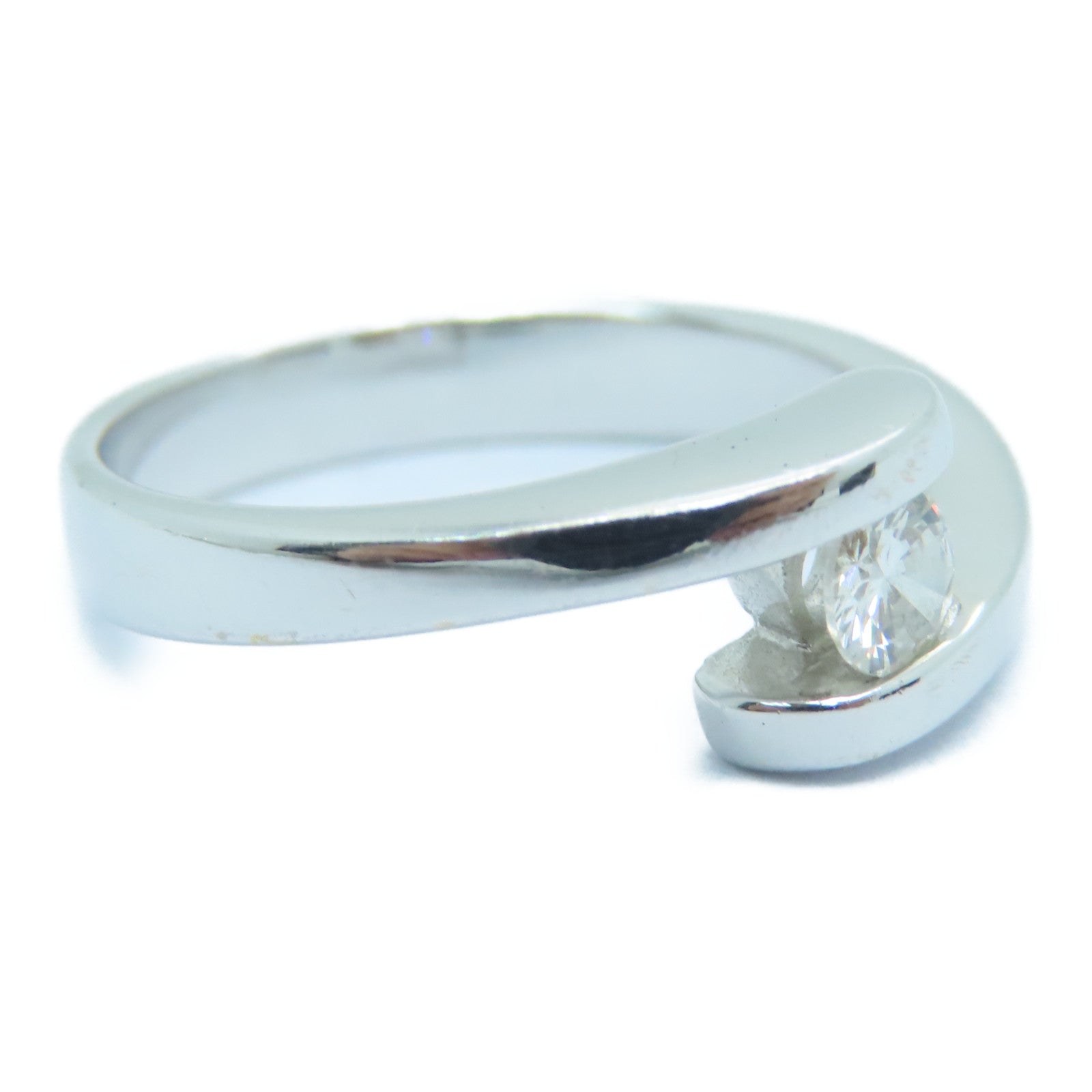 JEWELRY 【激减优惠】18K白金Diamond Ring钻石戒指US#6
