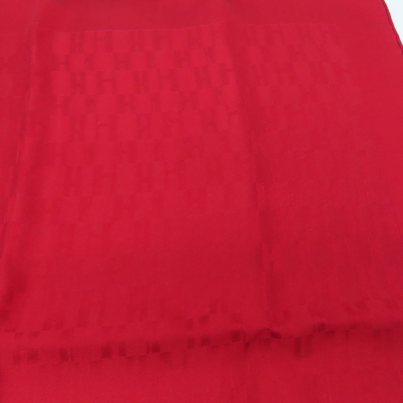 HERMES [sharp discount] silk 40x40cm silk scarf red