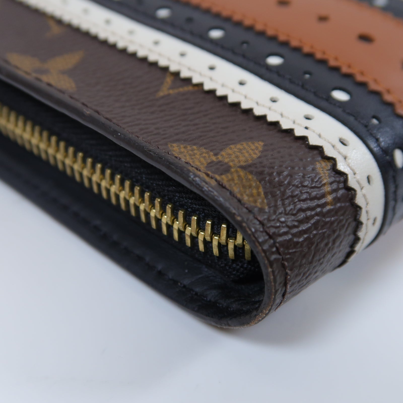 LOUIS VUITTON Monogram Zippy Steamer Long Wallet金扣長錢包啡色
